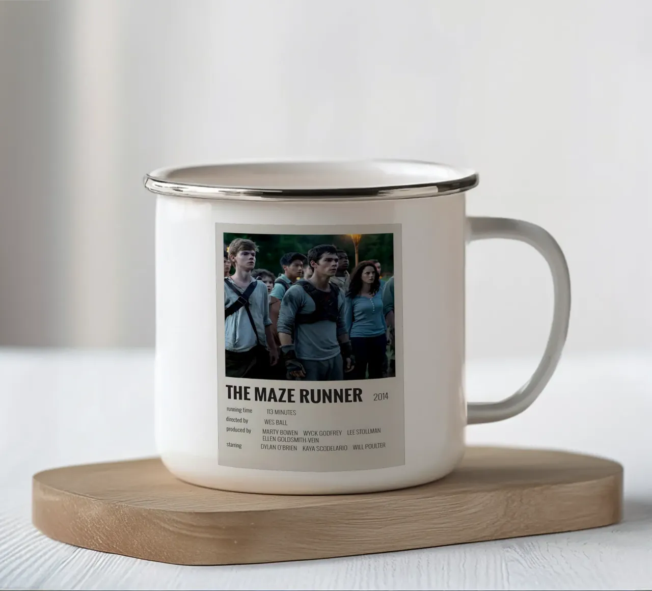 THE MAZE RUNNER 2014 tazza in smalto da MVFminimalist