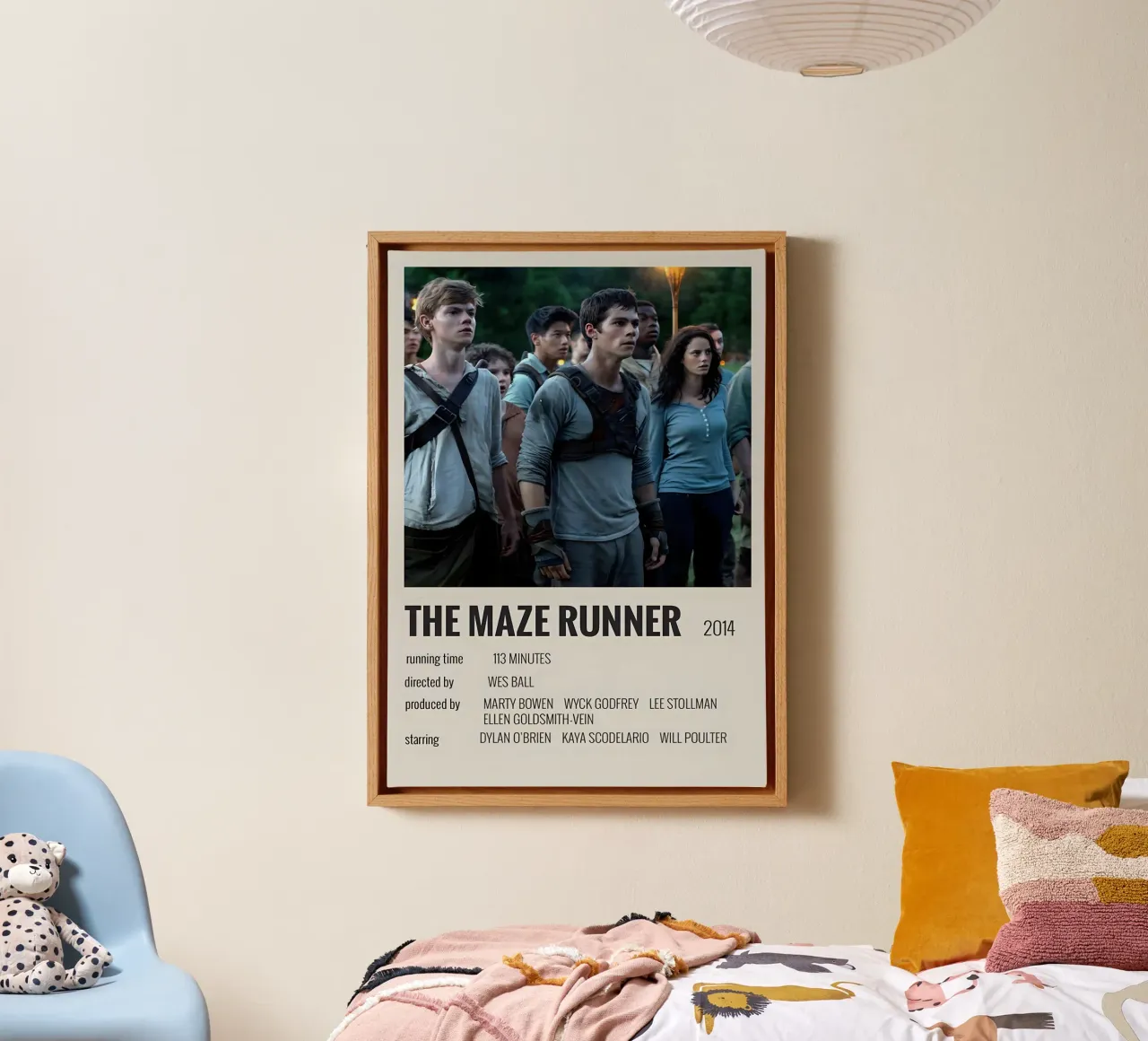 THE MAZE RUNNER 2014 Leinwand von MVFminimalist