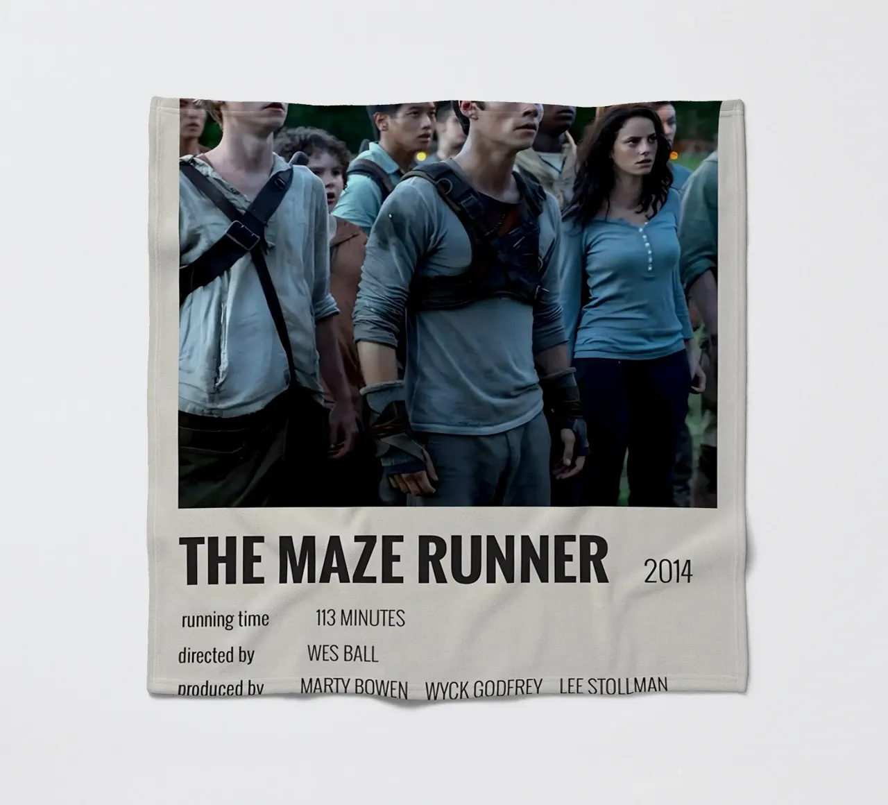 THE MAZE RUNNER 2014 coperta in pile da MVFminimalist