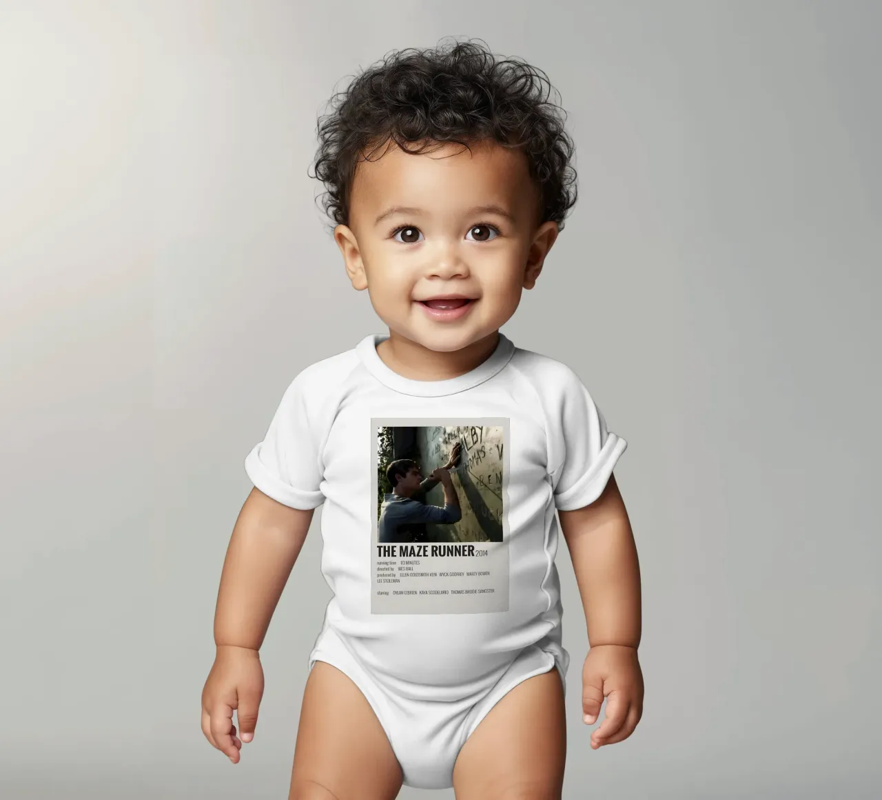 THE MAZE RUNNER 2014 body neonato maniche corte da MVFminimalist