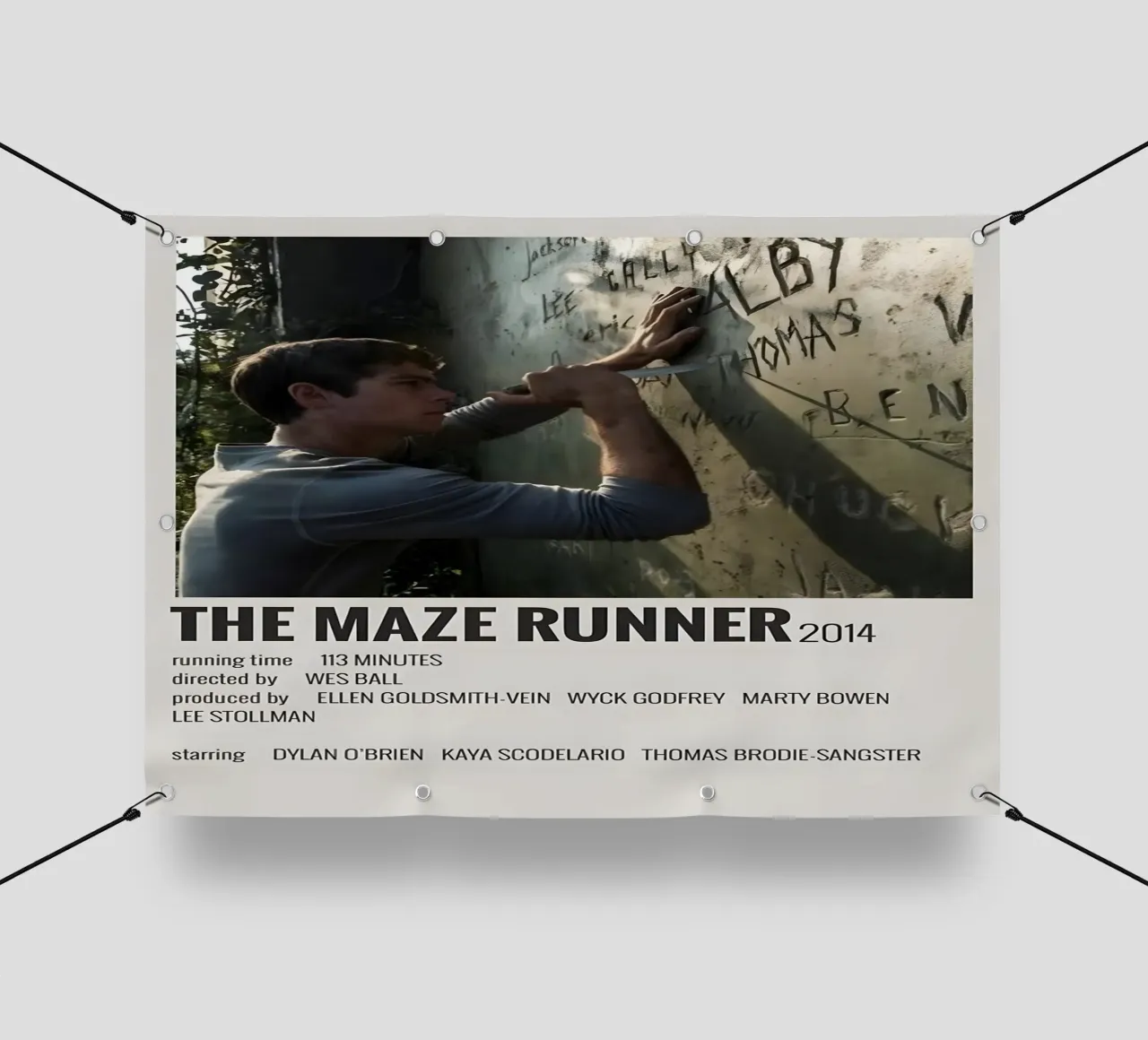 THE MAZE RUNNER 2014 telo in pvc da MVFminimalist