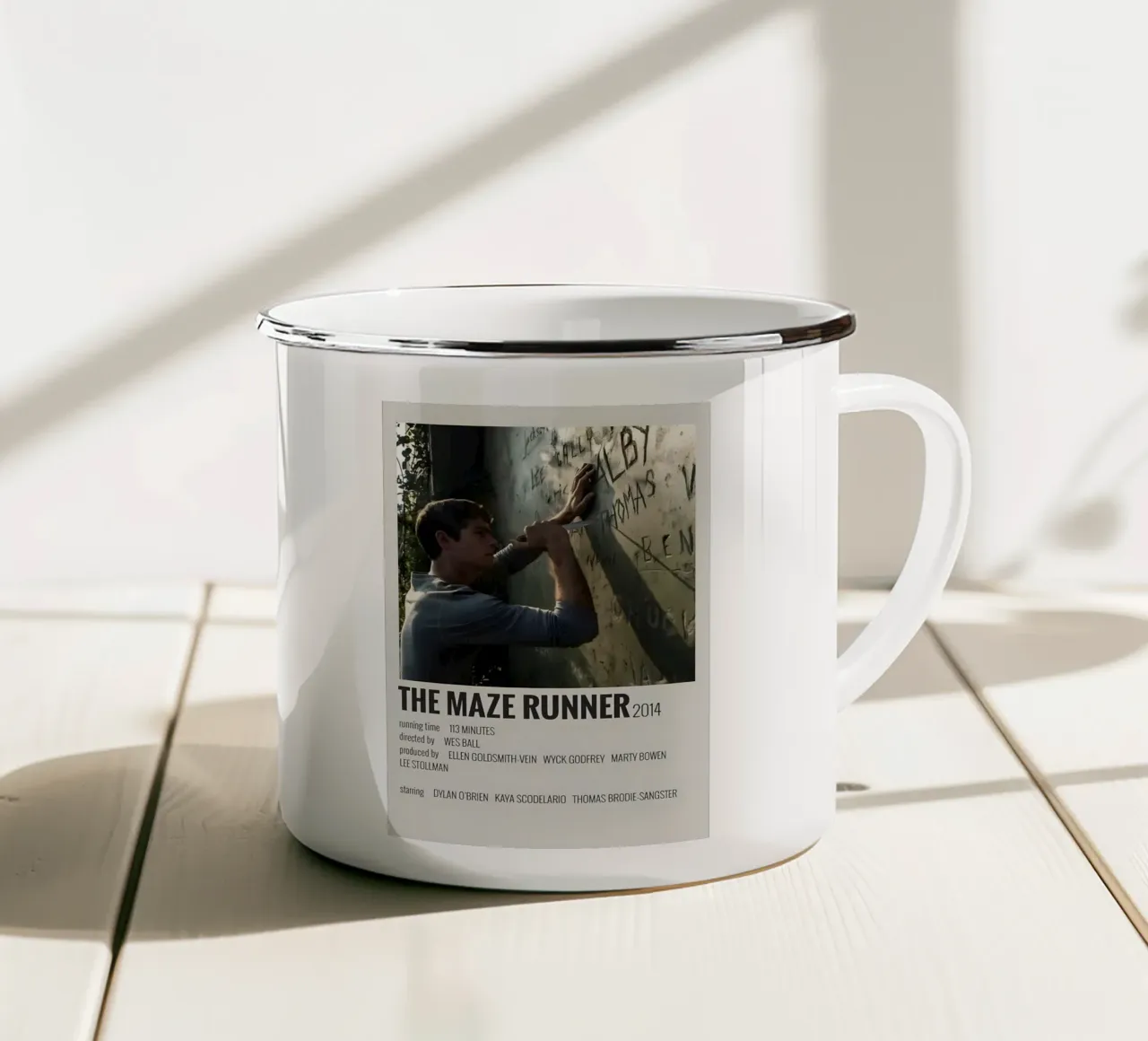 THE MAZE RUNNER 2014 tazza in smalto da MVFminimalist