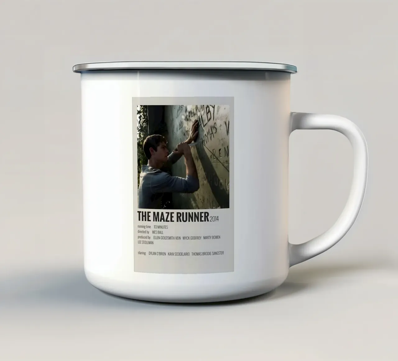 THE MAZE RUNNER 2014 tazza in smalto da MVFminimalist
