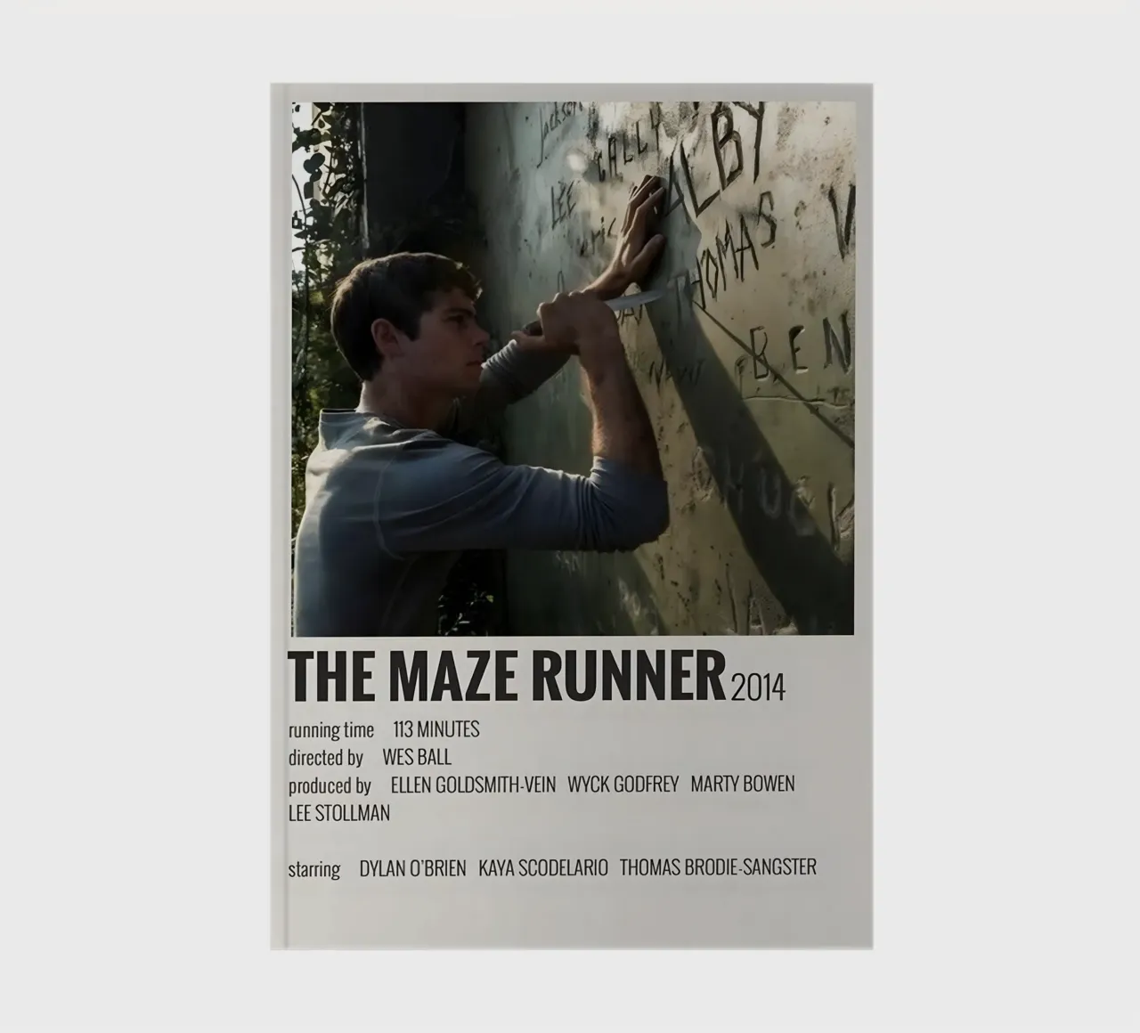 THE MAZE RUNNER 2014 notebook by MVFminimalist