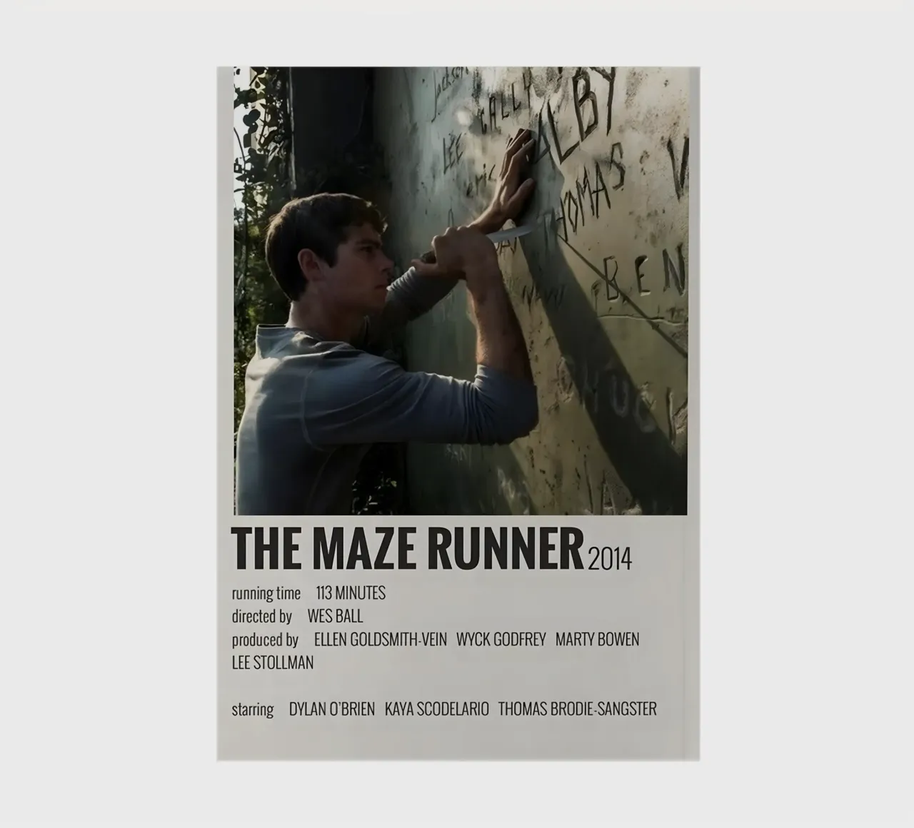 THE MAZE RUNNER 2014 notebook by MVFminimalist