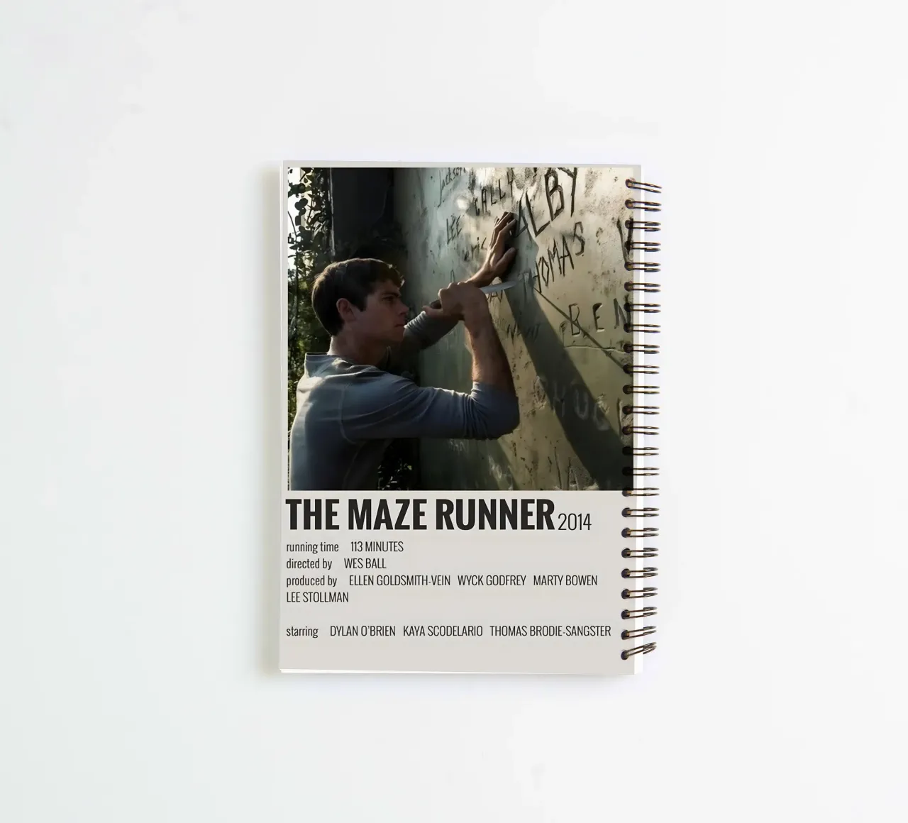 THE MAZE RUNNER 2014 spiral notebook by MVFminimalist