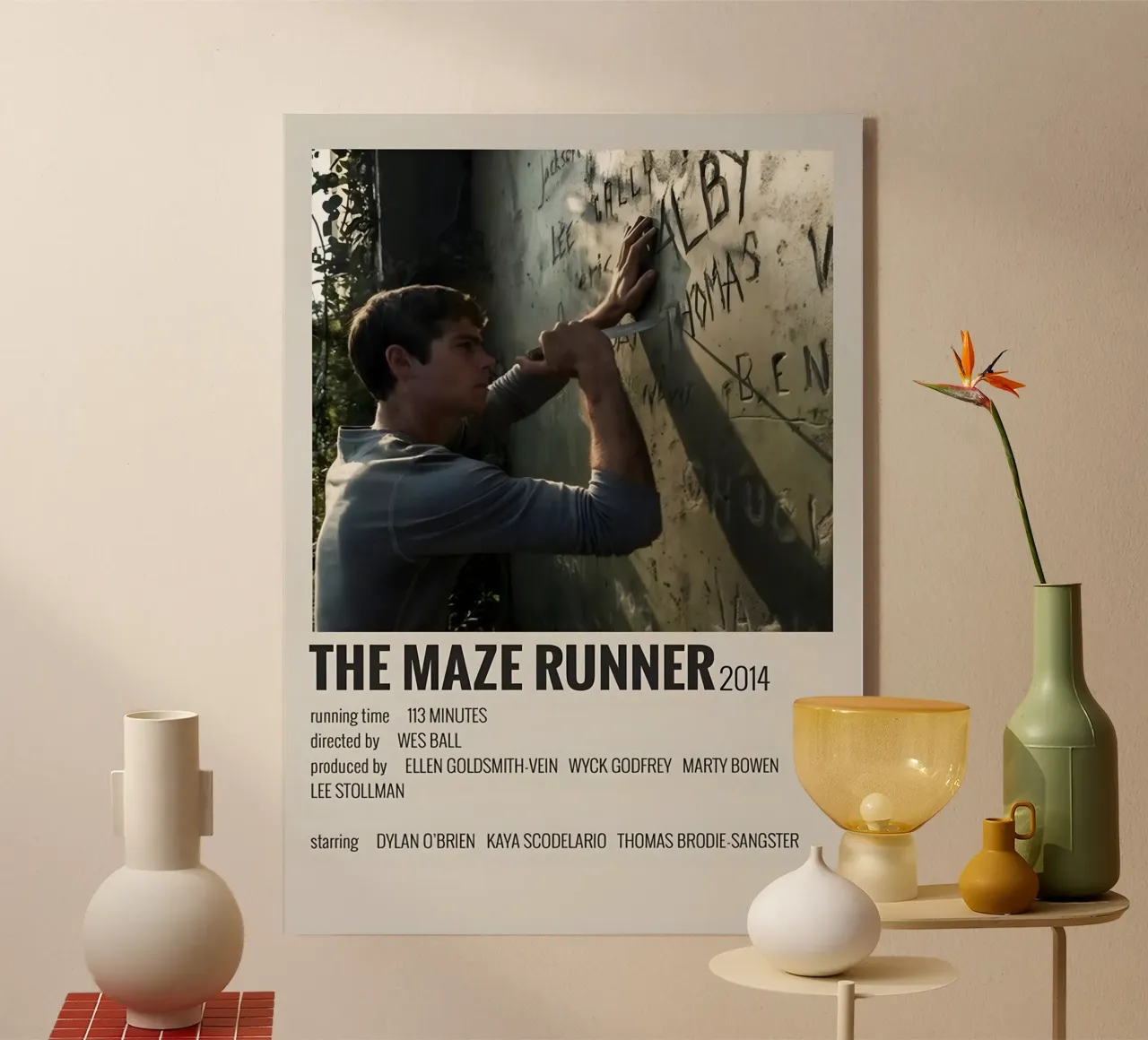 THE MAZE RUNNER 2014 plexiglass da MVFminimalist