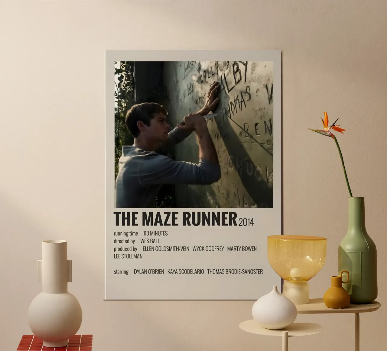 THE MAZE RUNNER 2014 alluminio dibond da MVFminimalist