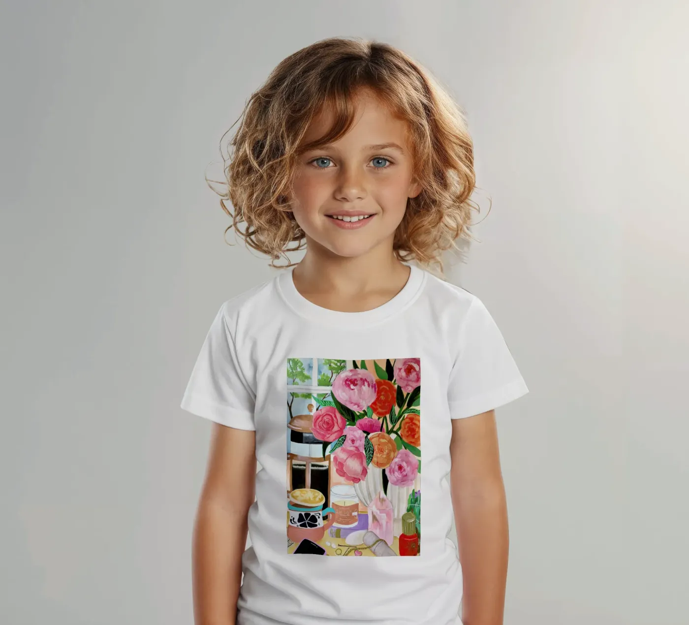 Pink t-shirt bambini da Paloma Kua