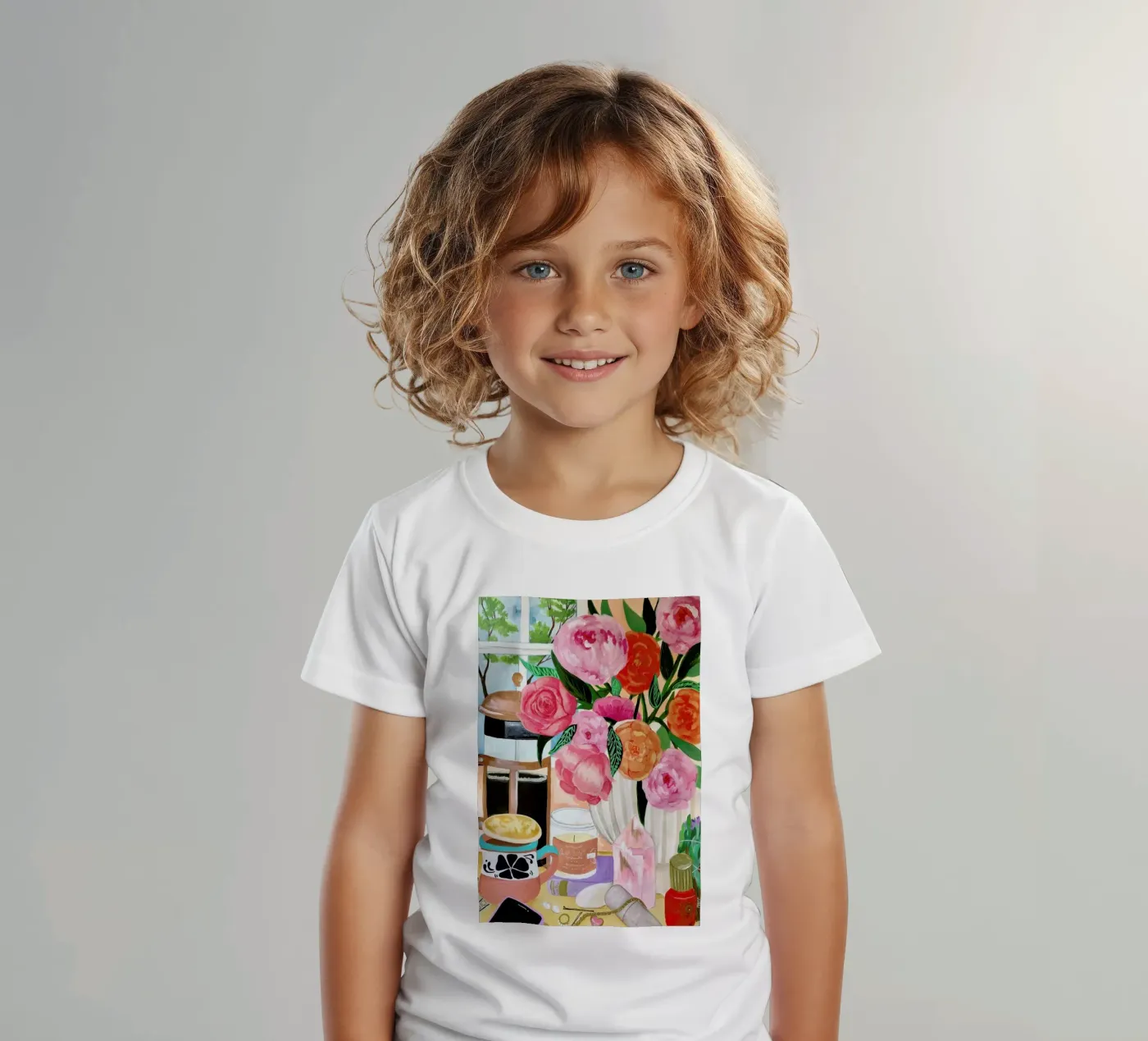 Pink t-shirt bambini da Paloma Kua