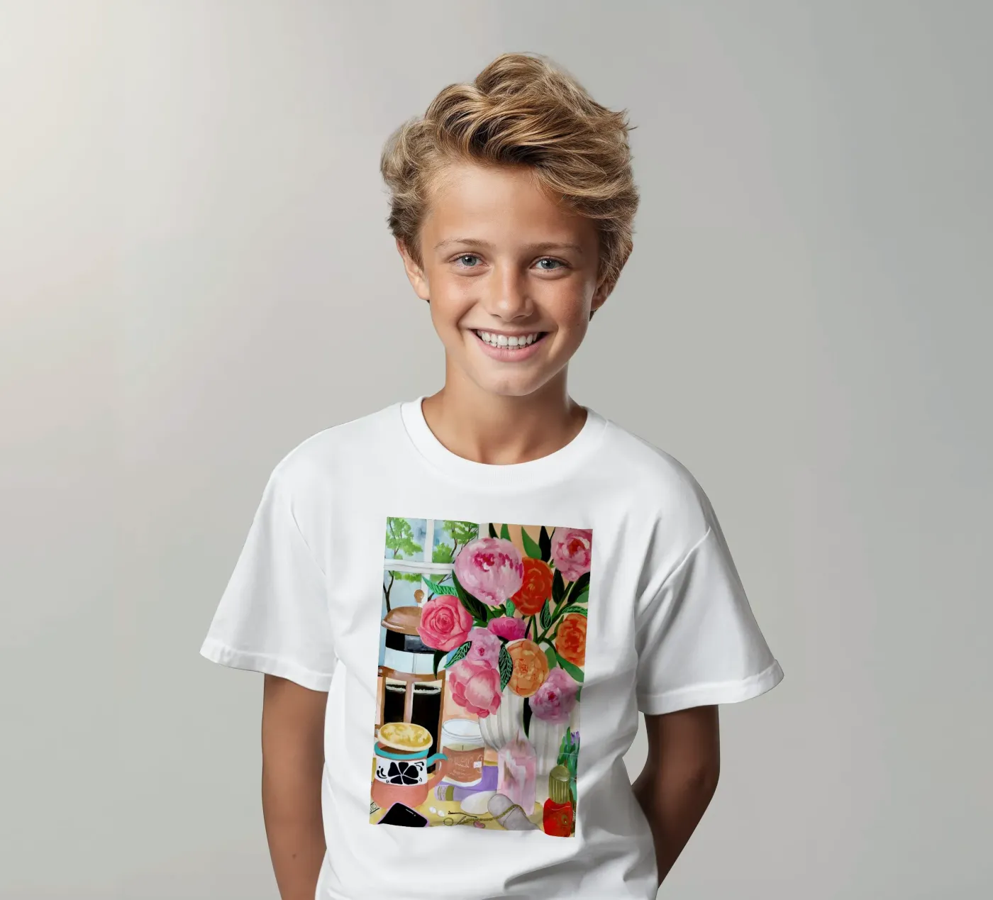 Pink t-shirt bambini da Paloma Kua