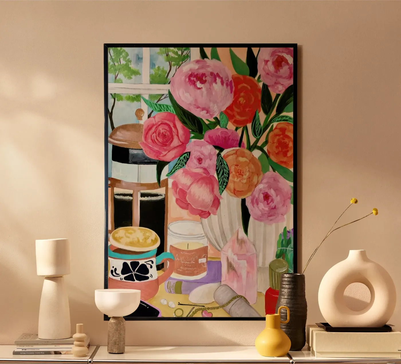 Pink poster de Paloma Kua