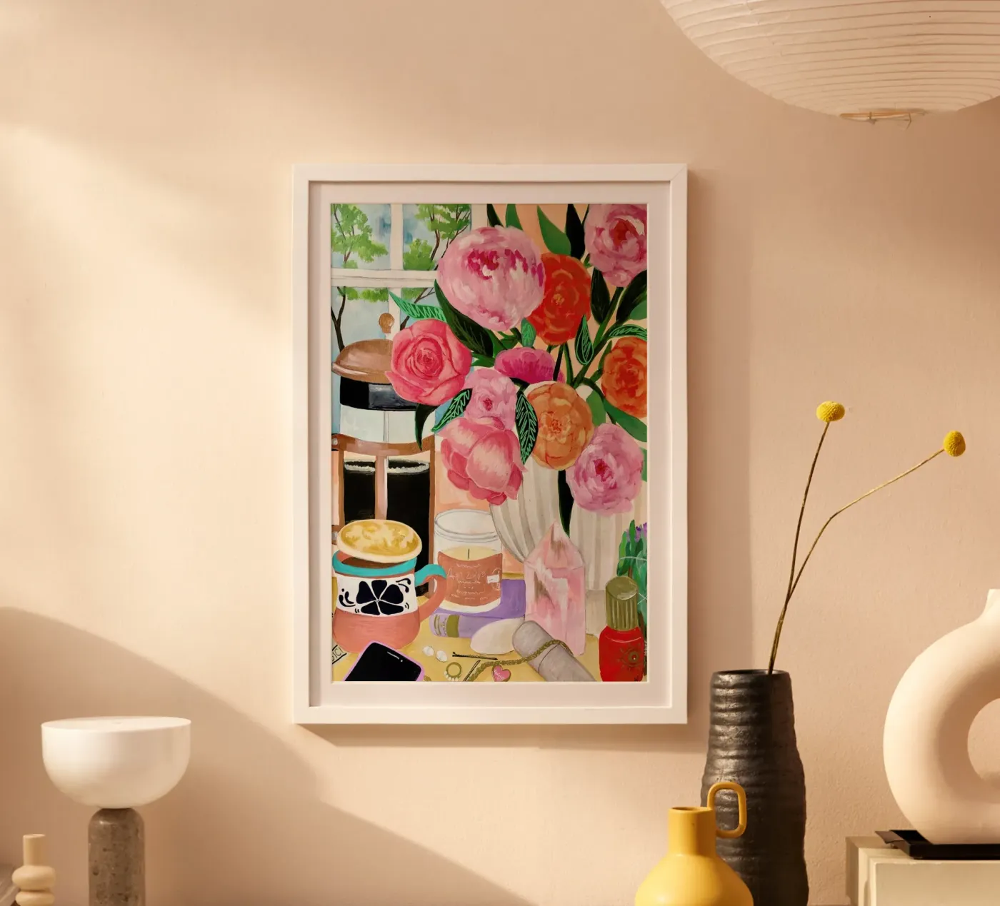 Pink poster de Paloma Kua