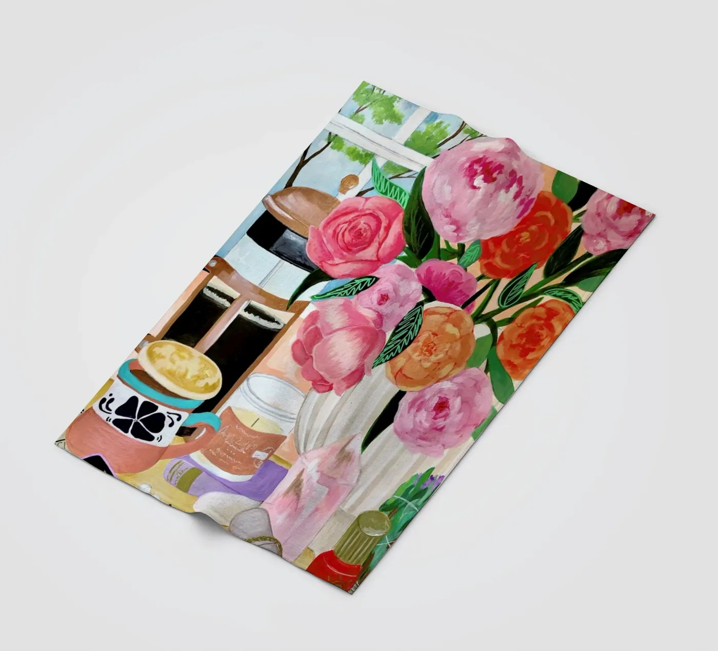 Pink fleecedeken van Paloma Kua