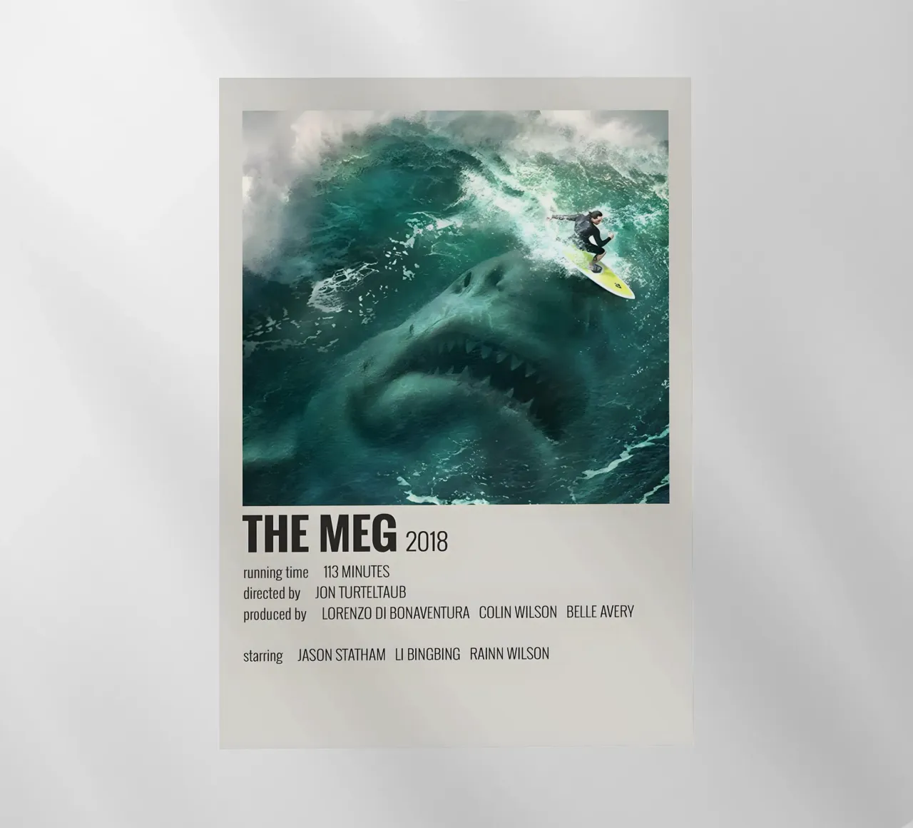 THE MEG 2018 pellicola backlit da MVFminimalist
