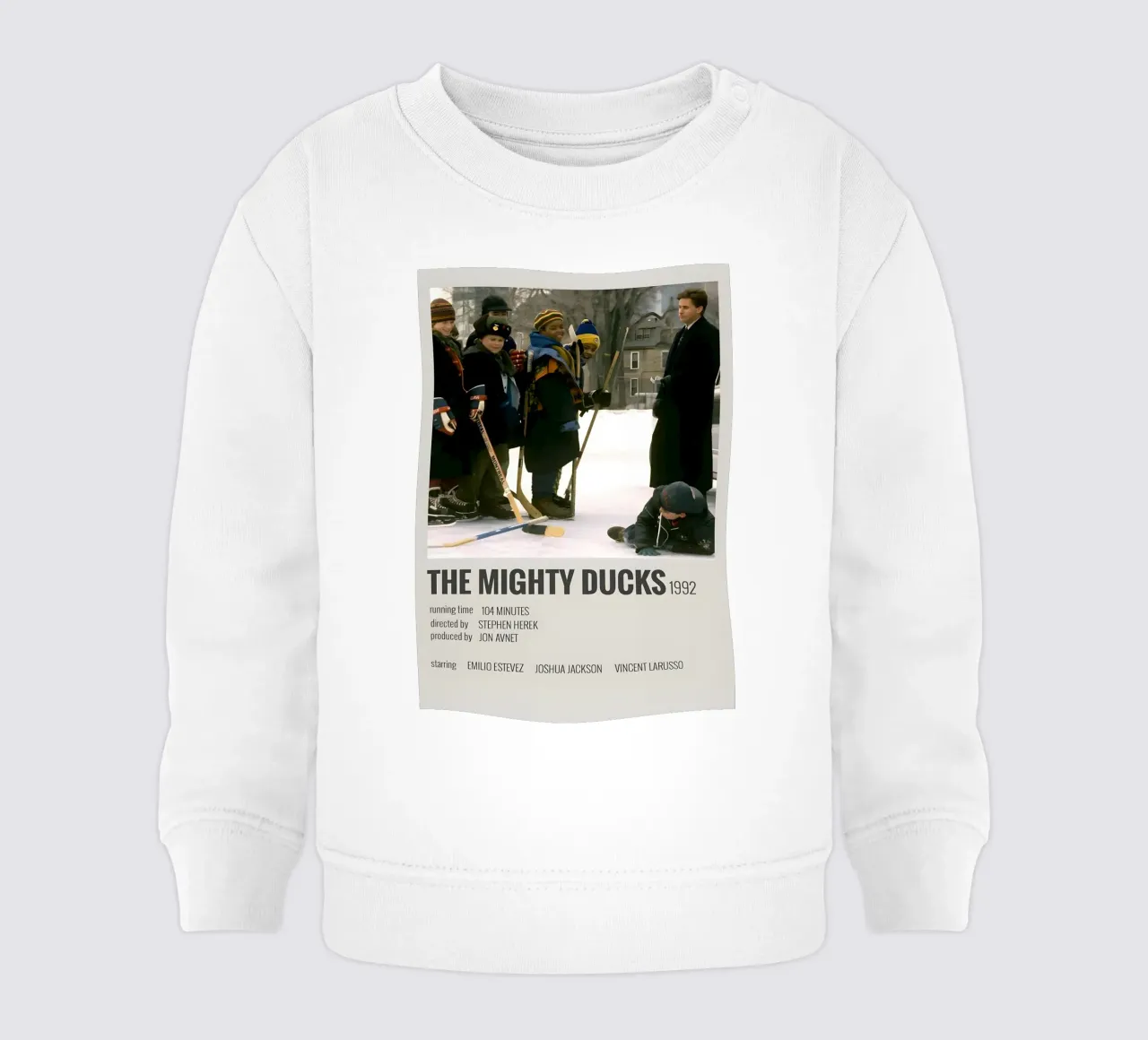 THE MIGHTY DUCKS 1992 felpa neonato da MVFminimalist