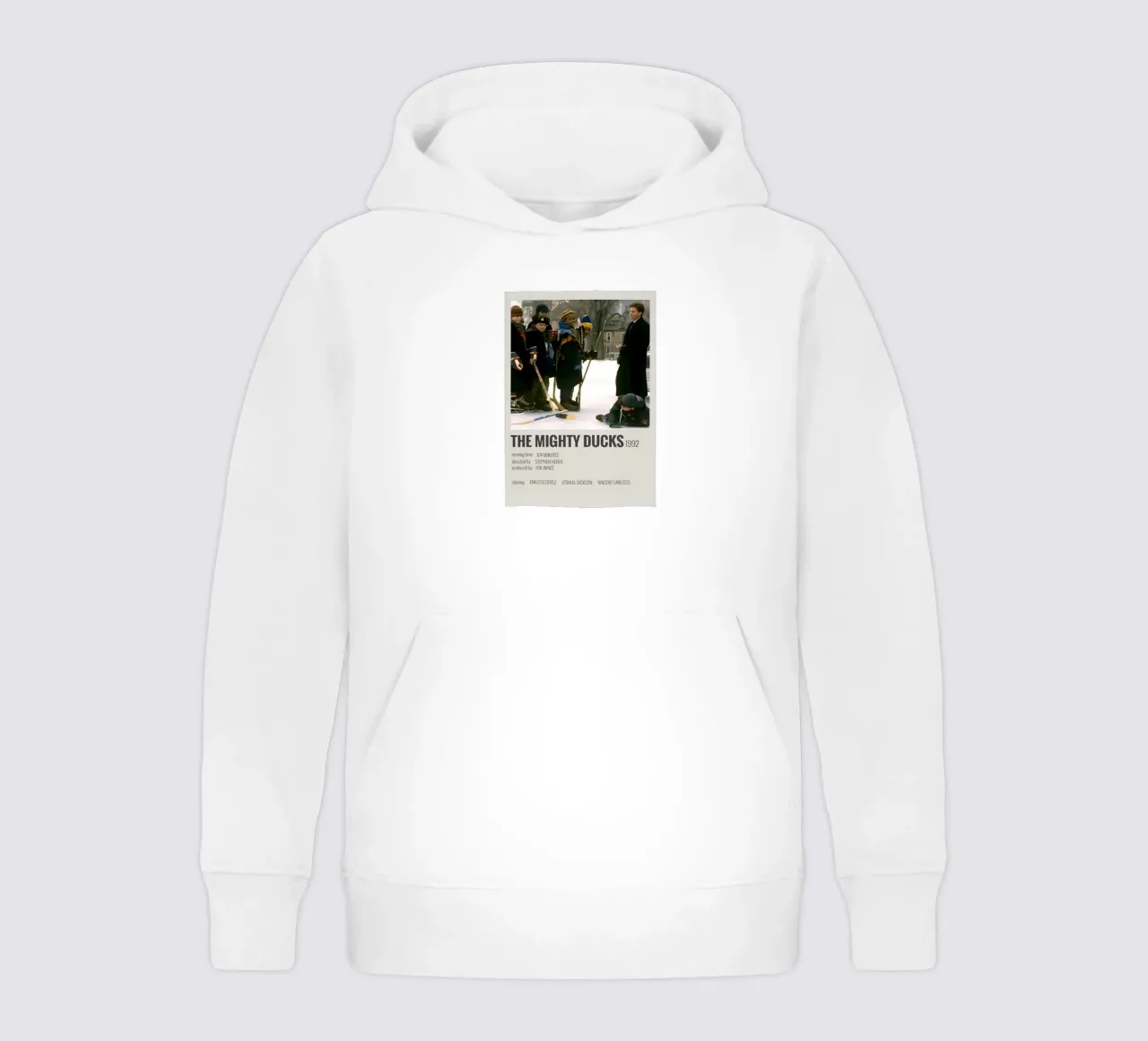 THE MIGHTY DUCKS 1992 felpa bambino con cappuccio da MVFminimalist