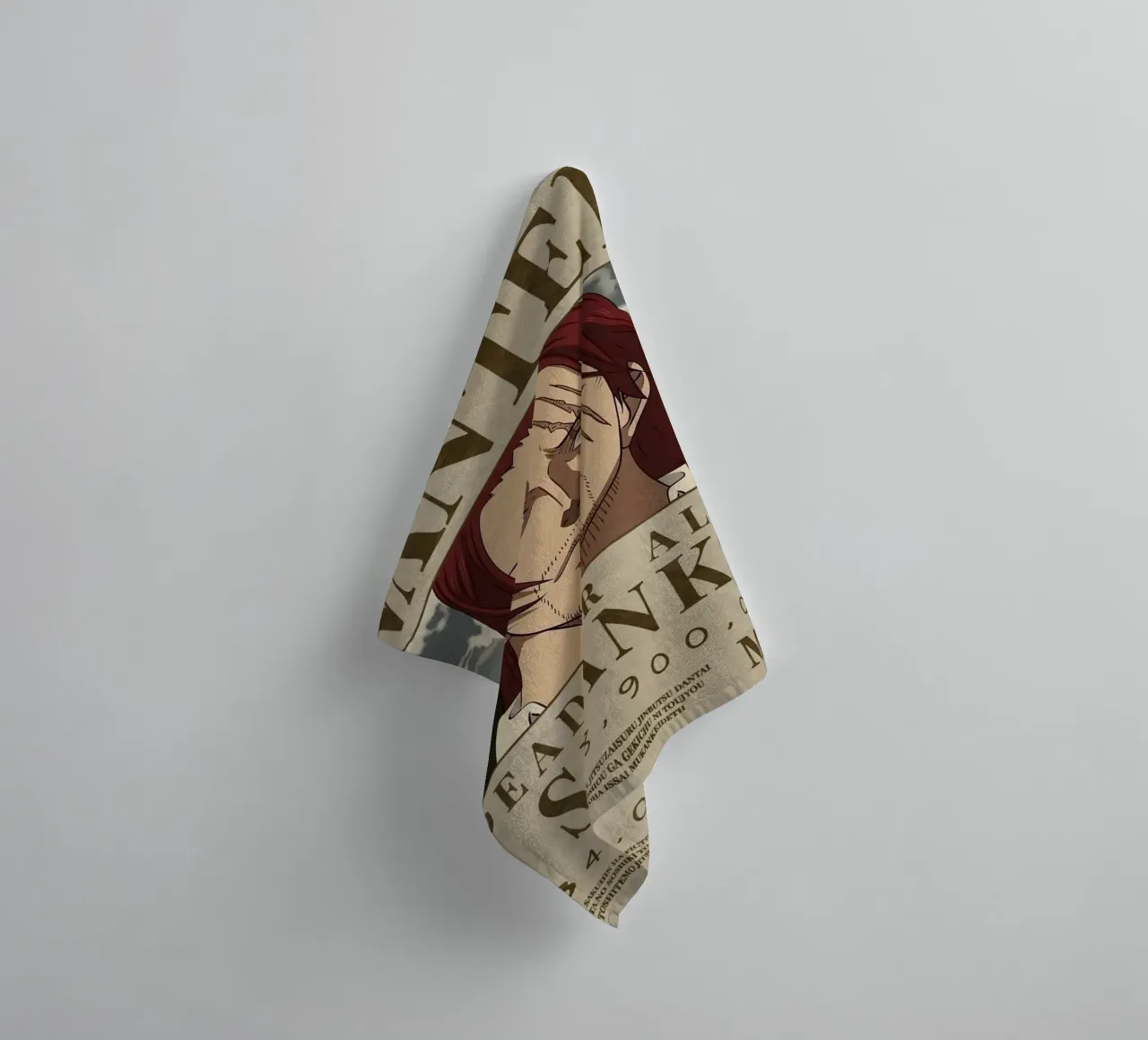 Poster Shank Wanted asciugamano da bagno da harris shop