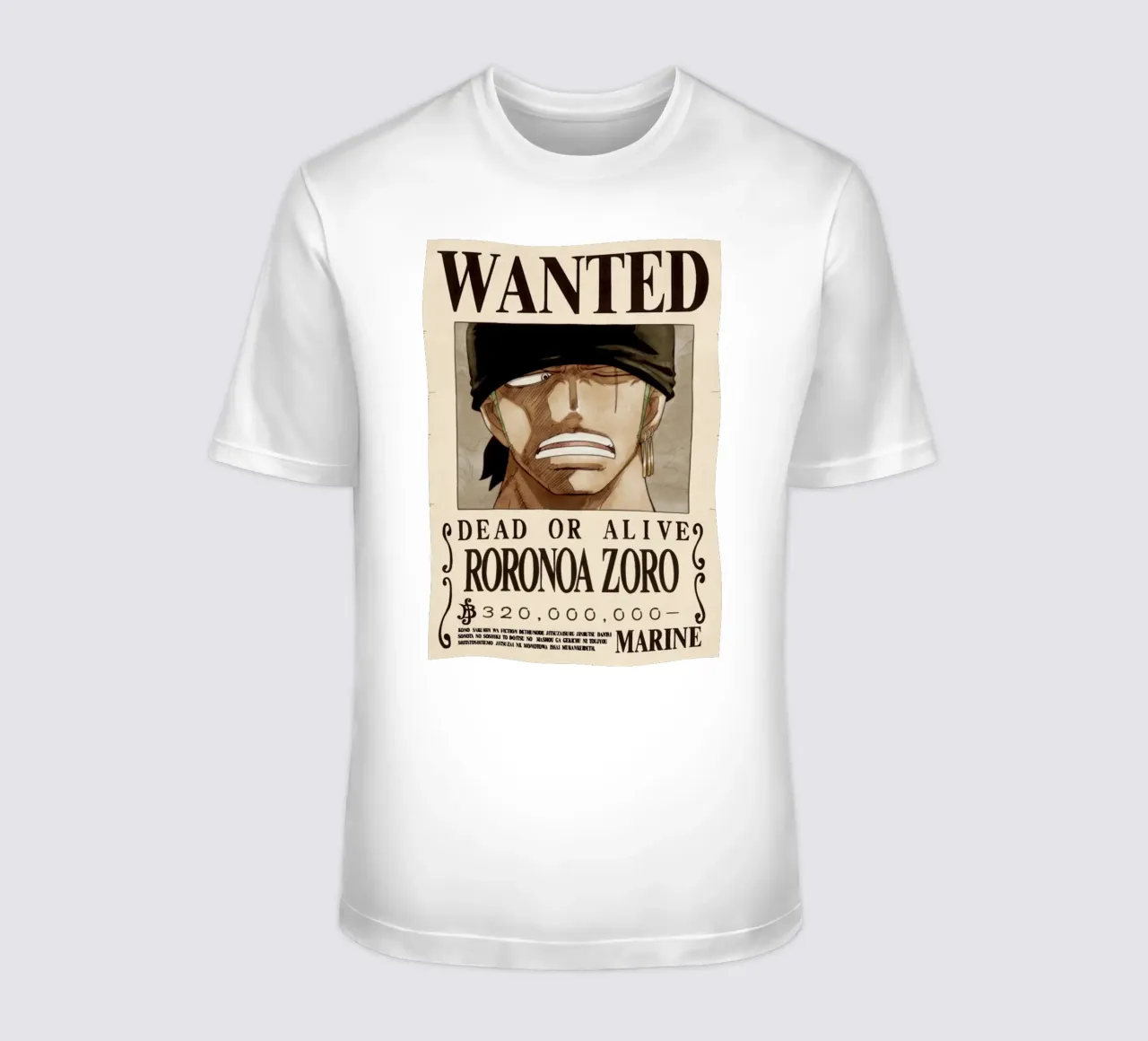 Zoro Gesucht Plakat T-Shirt von harris shop
