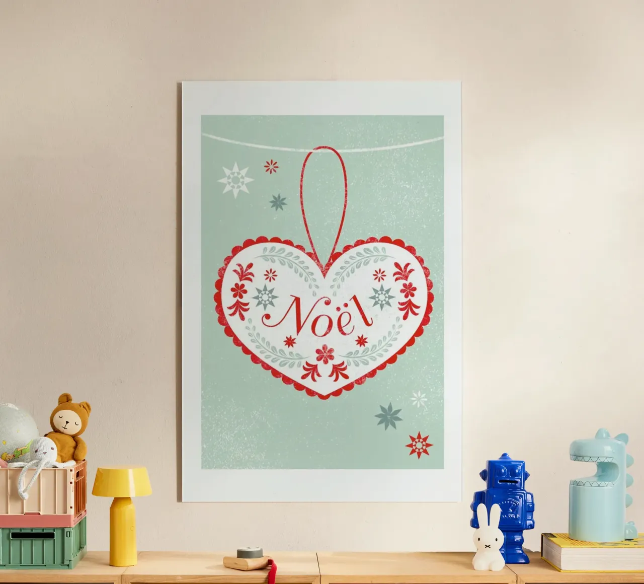 Scandi Heart plexiglass da Catherine Aguilar