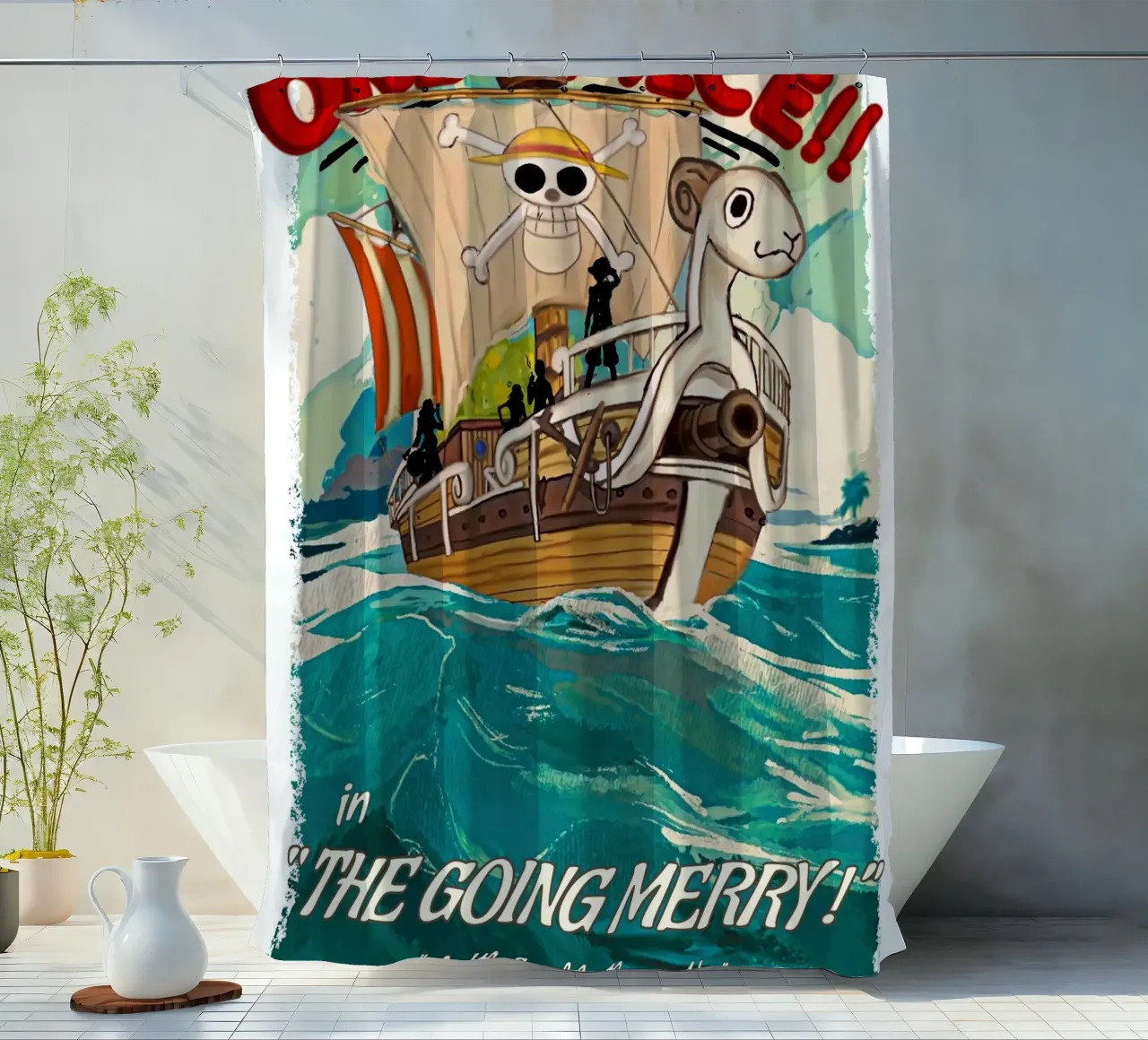 pièce unique vintage rideau de douche de harris shop
