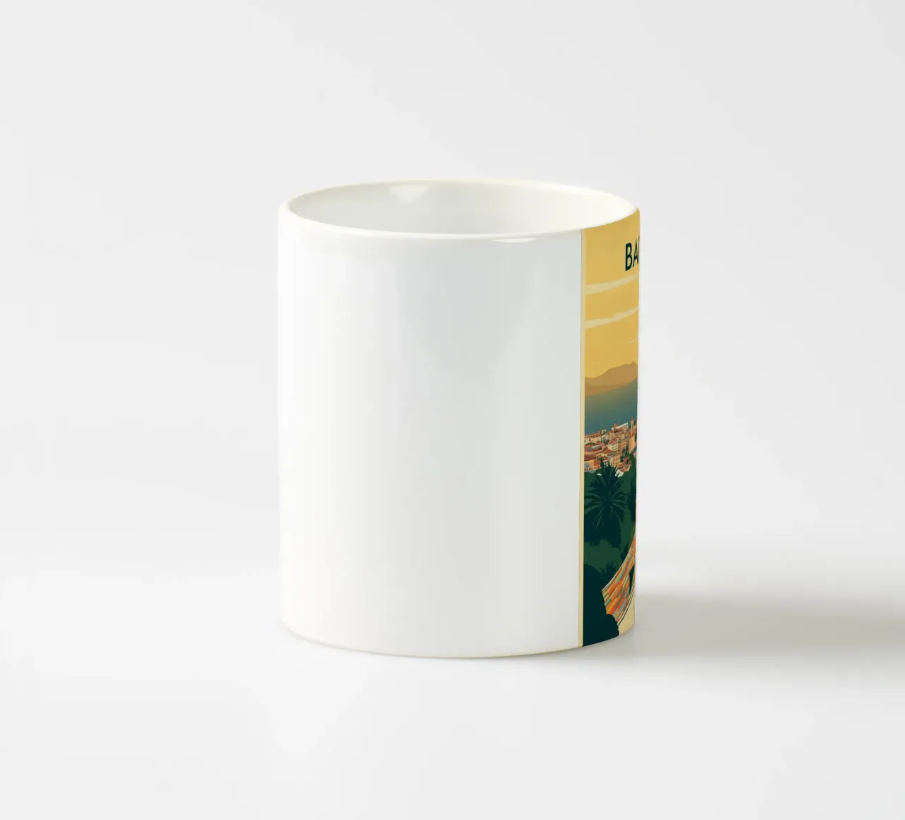 Barcellona - Viaggio d'epoca tazza in ceramica da HicksShop