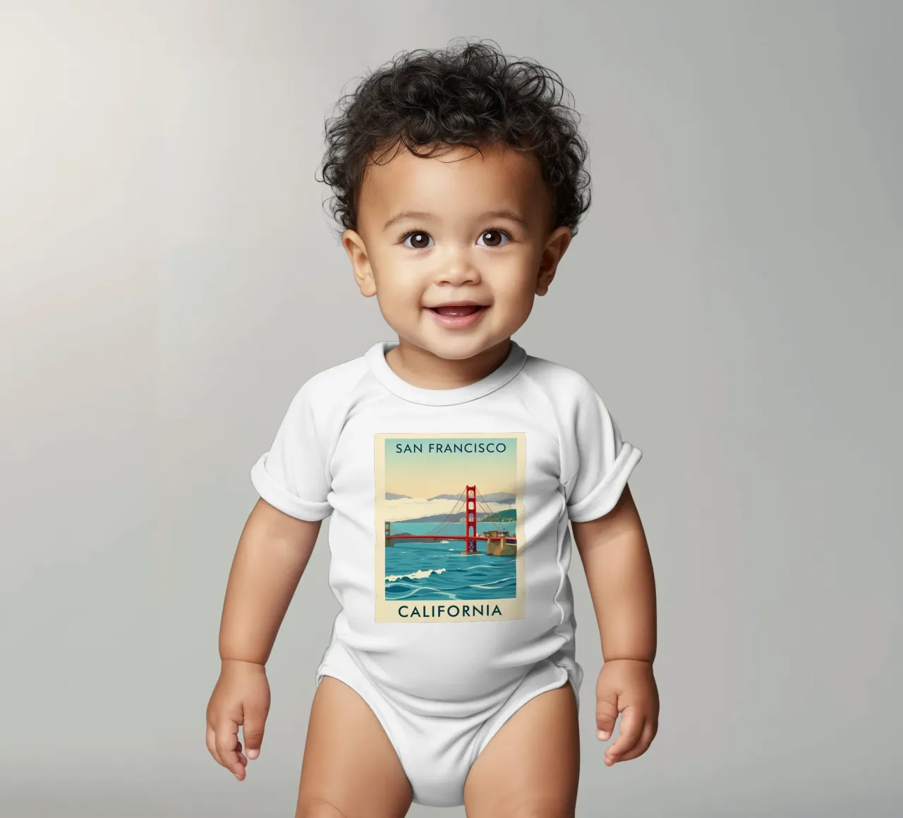 La vue de San Francisco body bébé de HicksShop