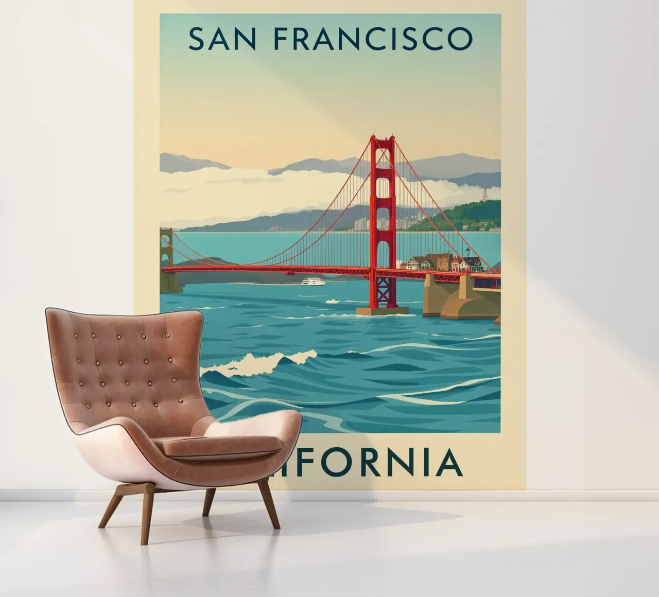 The View Of San Francisco photo wallpaper by HicksShop