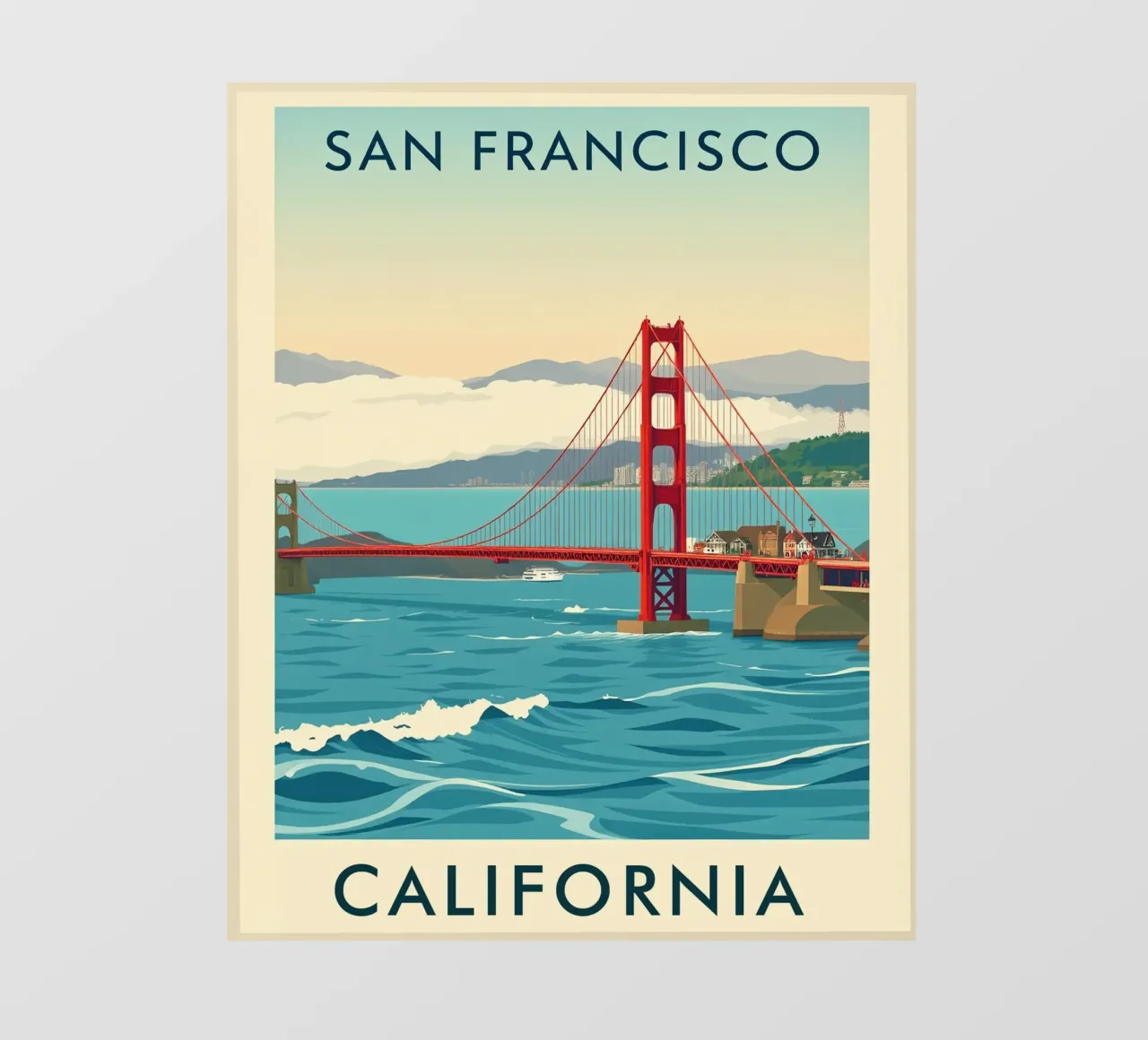 The View Of San Francisco photo wallpaper by HicksShop