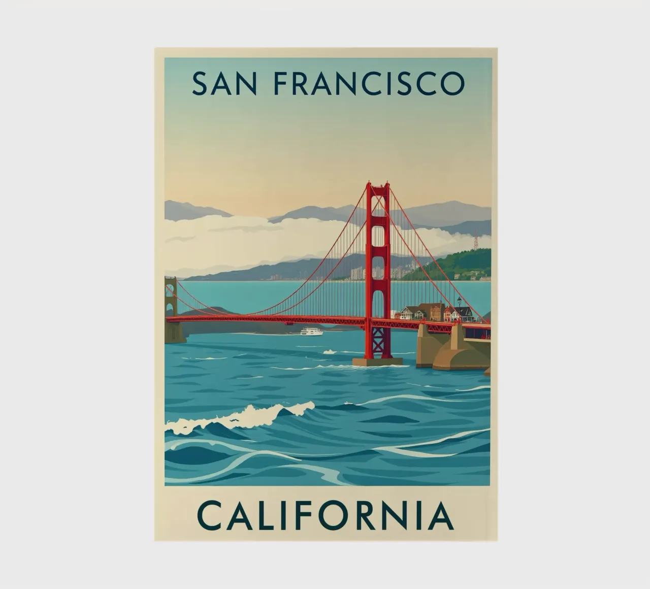 The View Of San Francisco notebook by HicksShop
