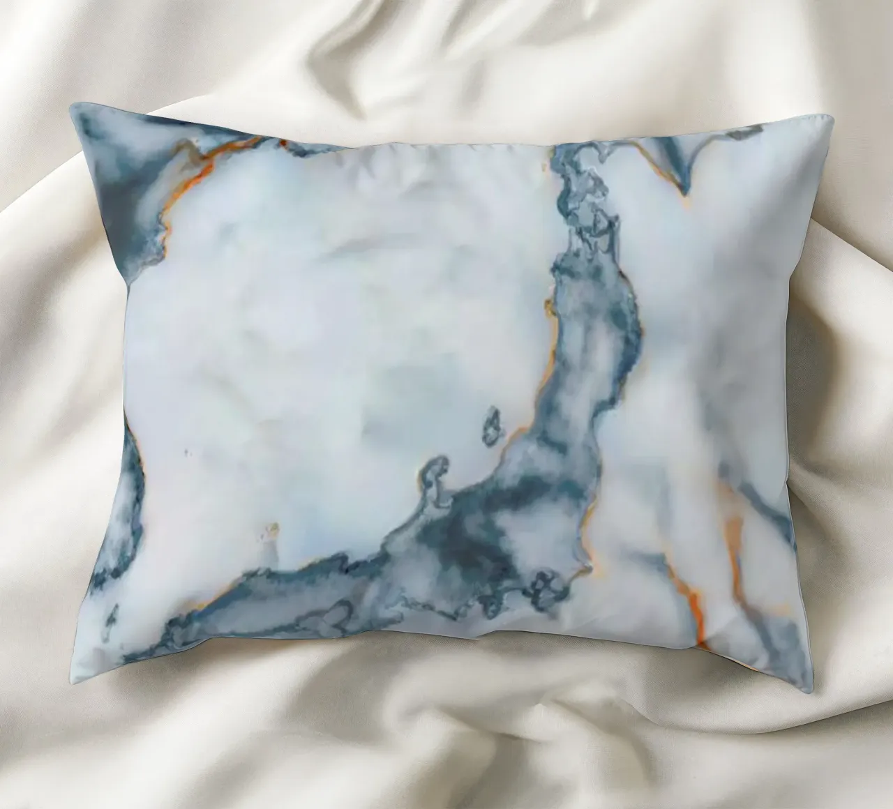 Japan Marble Map cuscino da Octavian