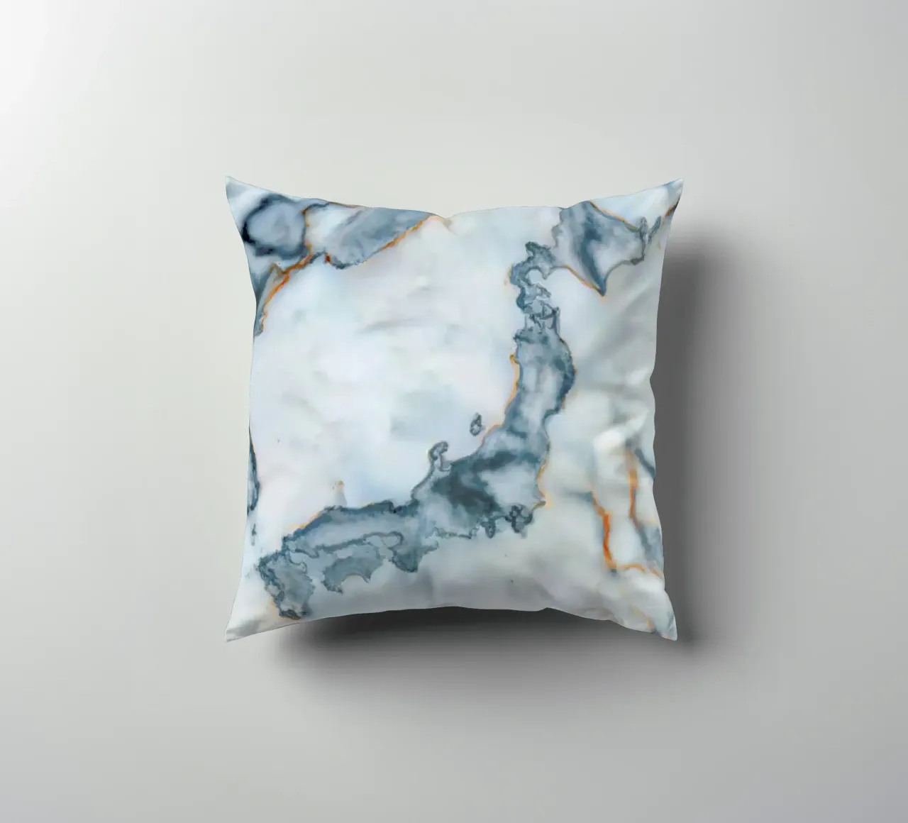 Japan Marble Map cuscino da Octavian