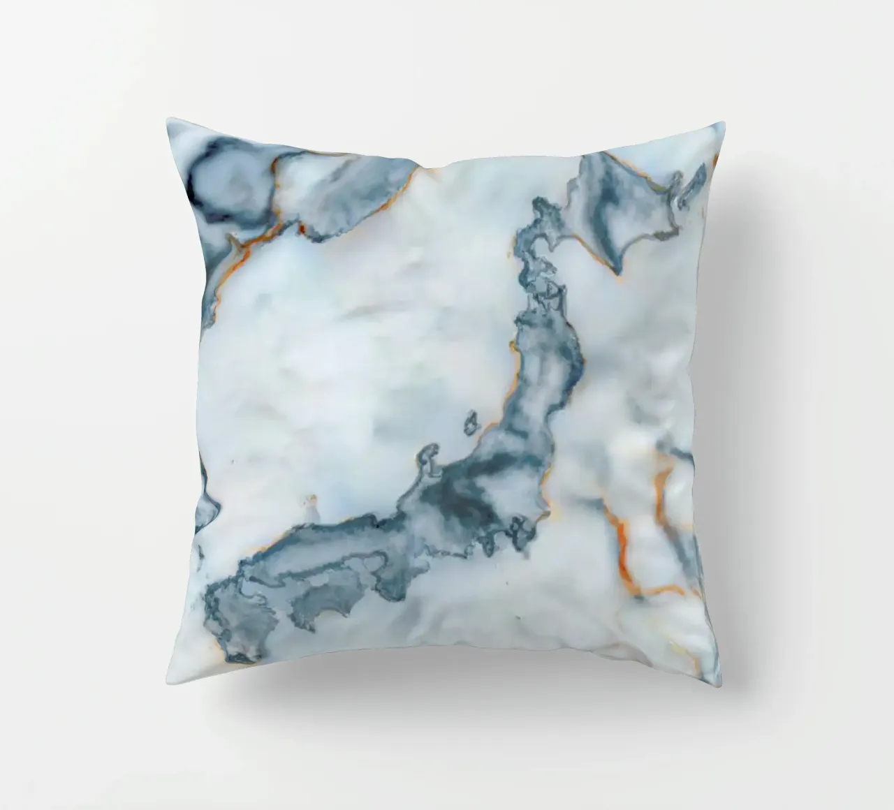 Japan Marble Map cuscino da Octavian
