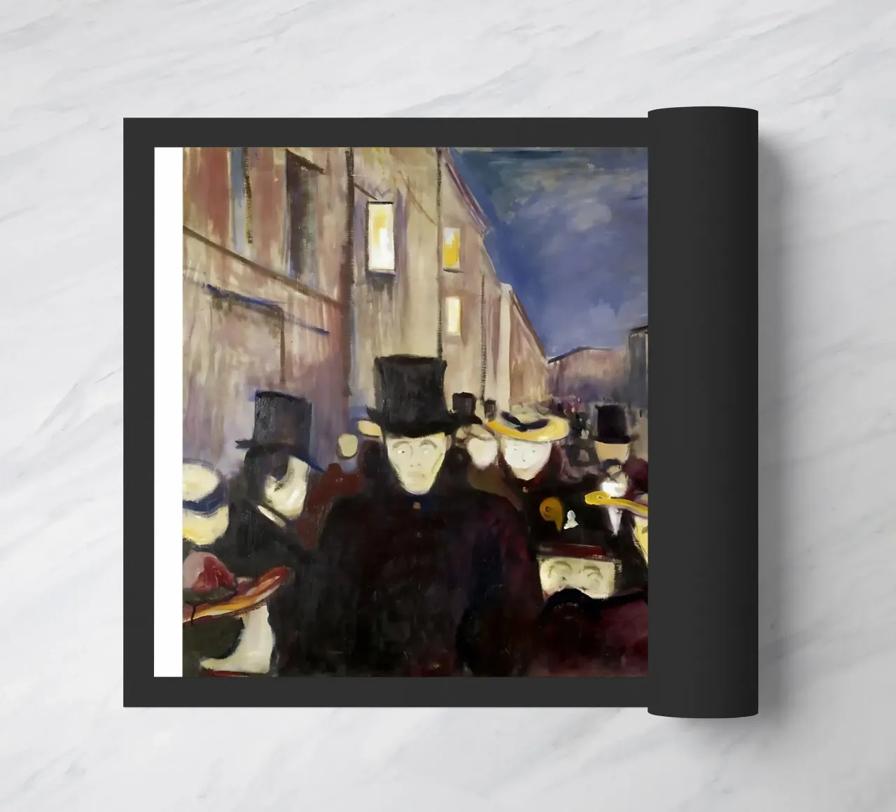 Sera in via Karl Johan di Edvard Munch zerbino da kaitlinparkershop