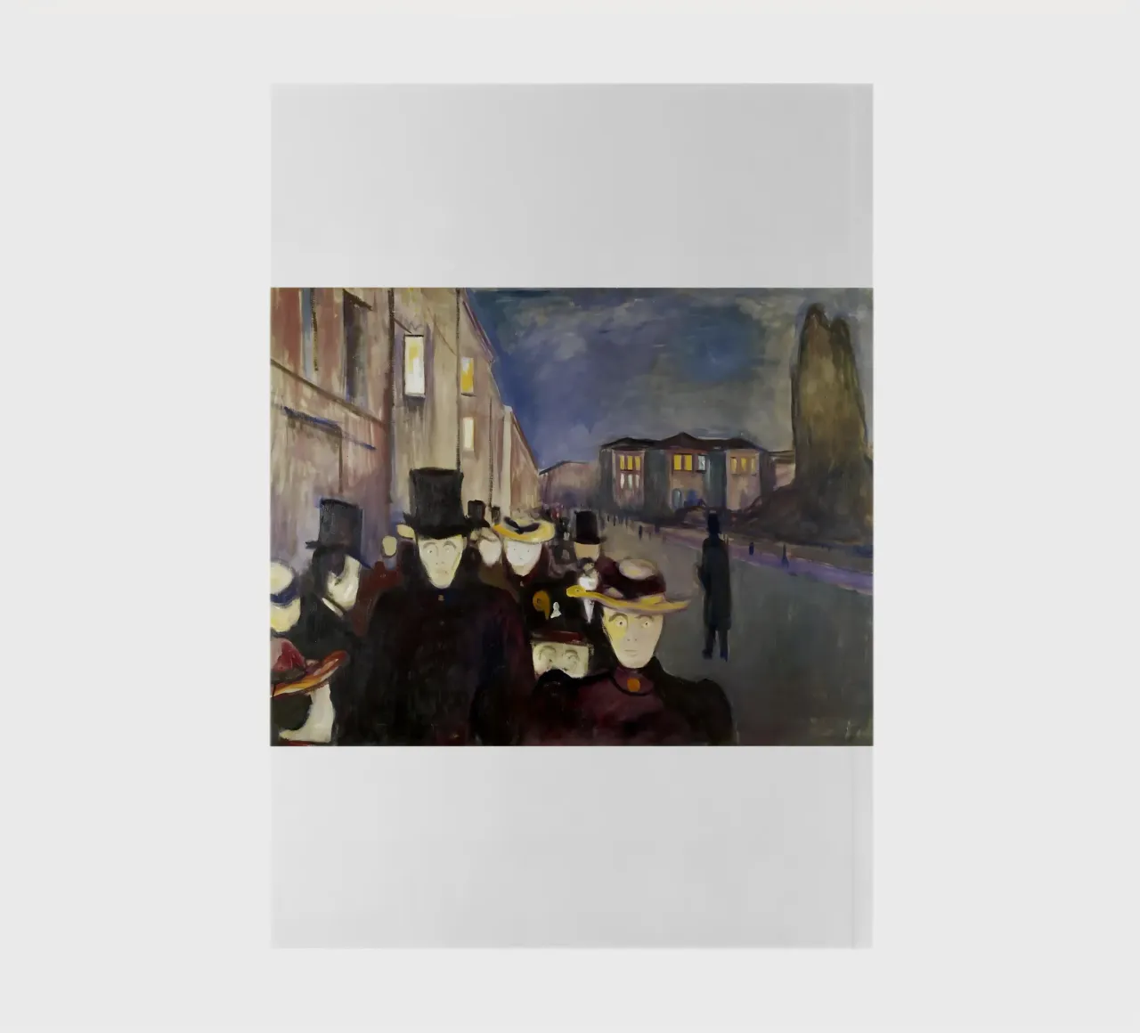 Sera in via Karl Johan di Edvard Munch diario da kaitlinparkershop