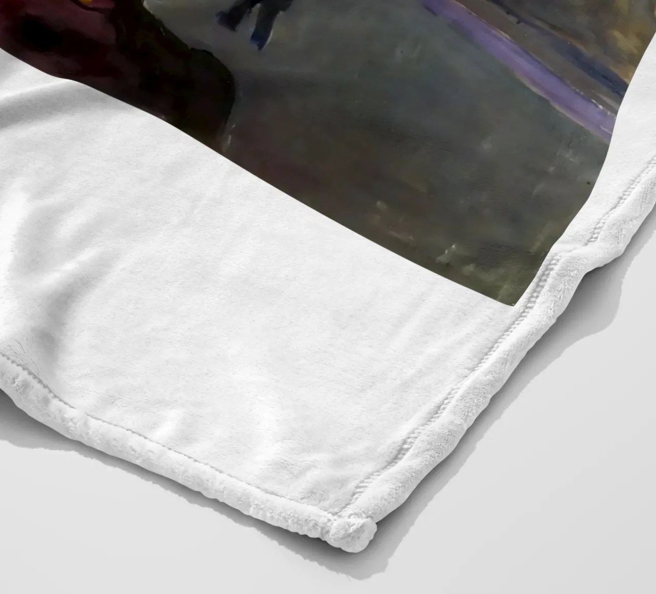 Sera in via Karl Johan di Edvard Munch coperta in pile da kaitlinparkershop