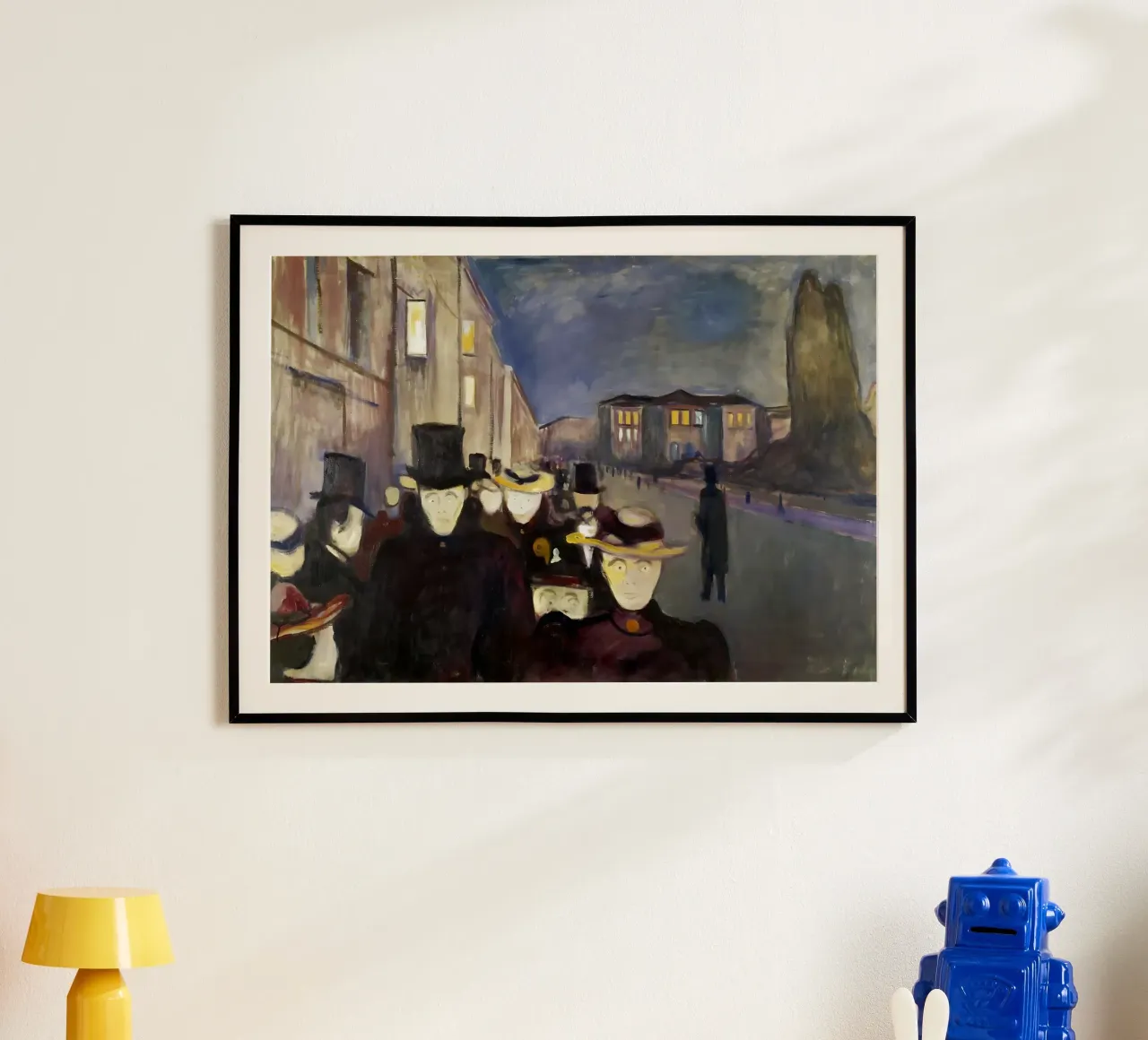 Sera in via Karl Johan di Edvard Munch poster da kaitlinparkershop