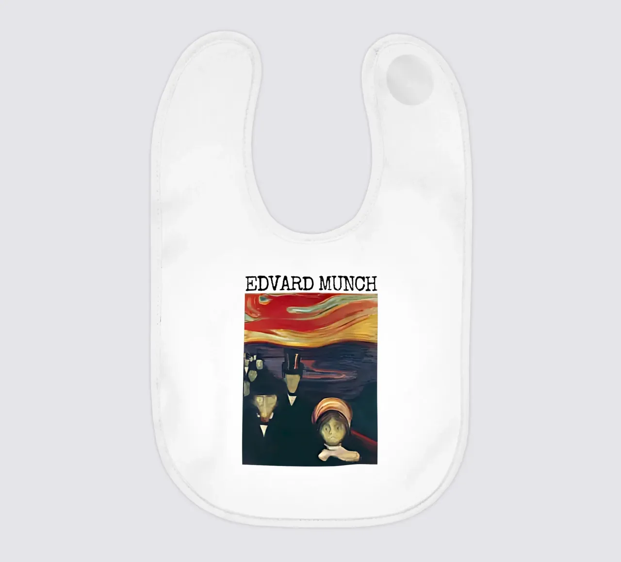 Ansia di Edvard Munch bavaglino da kaitlinparkershop