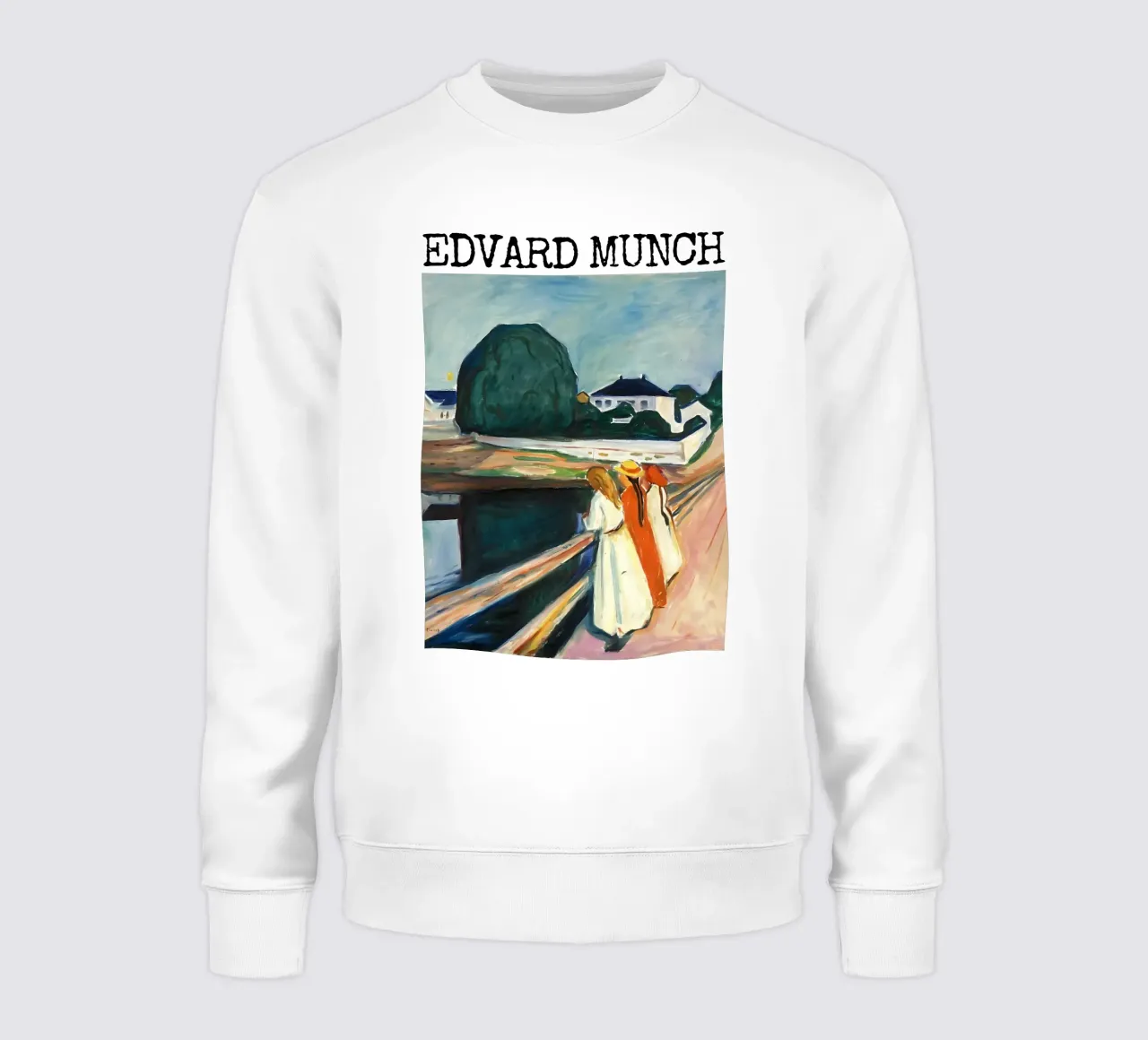Le ragazze sul ponte di Edvard Munch felpa da kaitlinparkershop