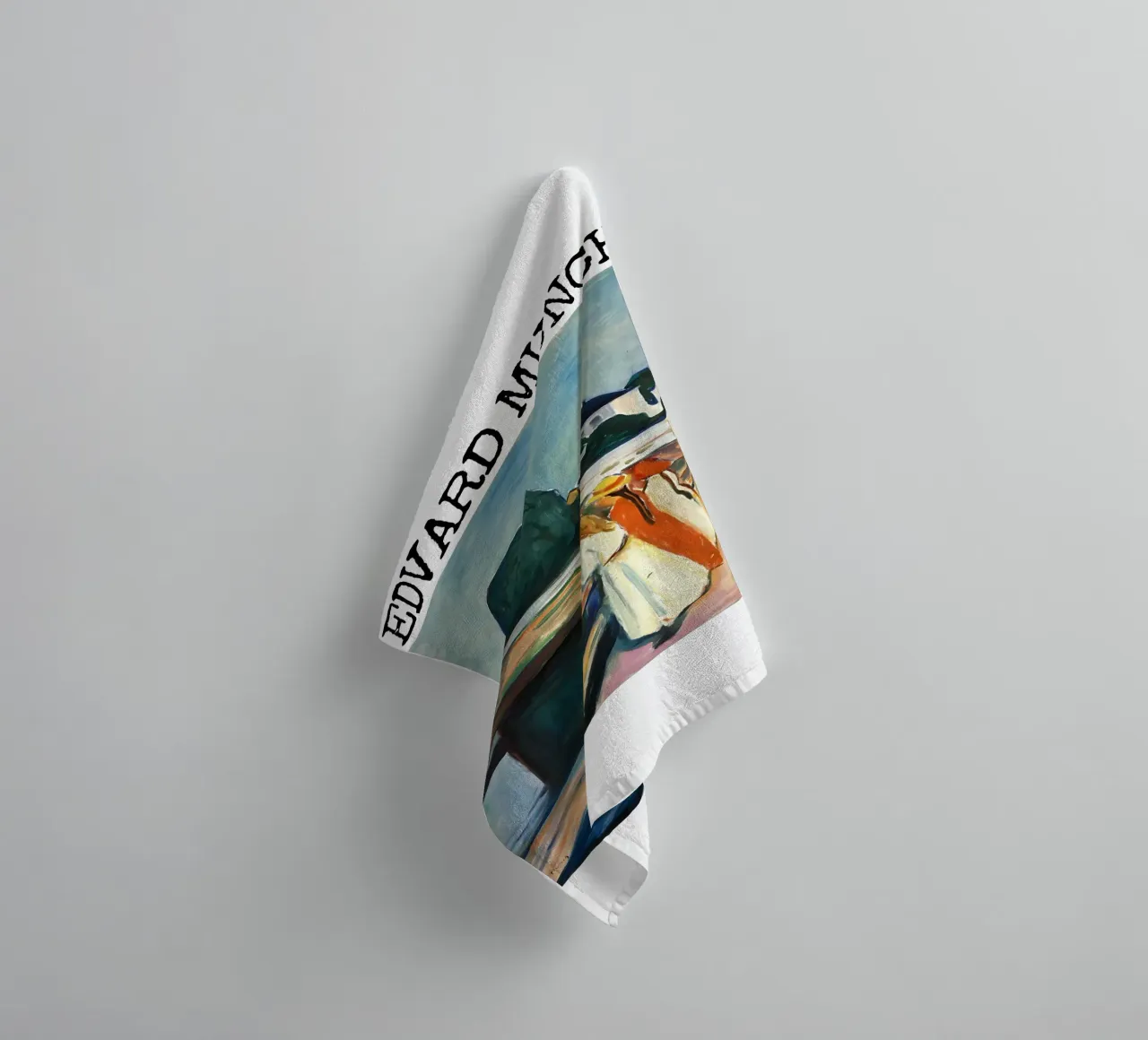 Le ragazze sul ponte di Edvard Munch asciugamano da bagno da kaitlinparkershop