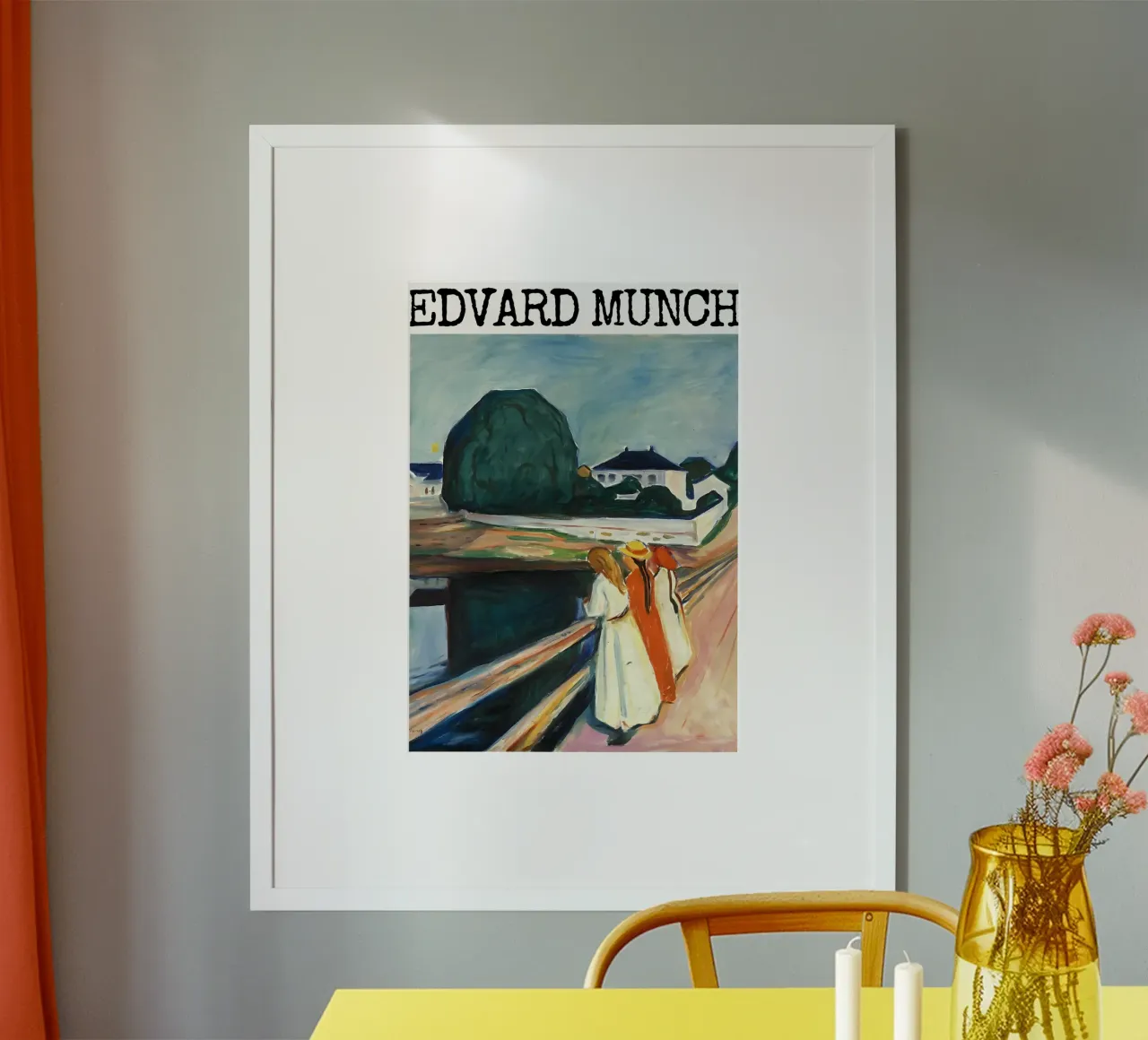 Le ragazze sul ponte di Edvard Munch carta hahnemühle da kaitlinparkershop