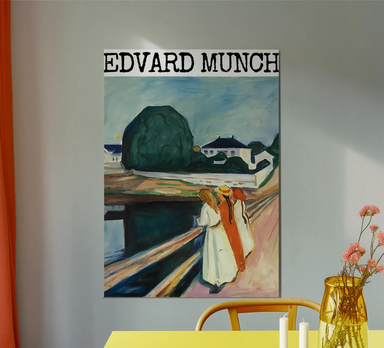 Le ragazze sul ponte di Edvard Munch carta hahnemühle da kaitlinparkershop