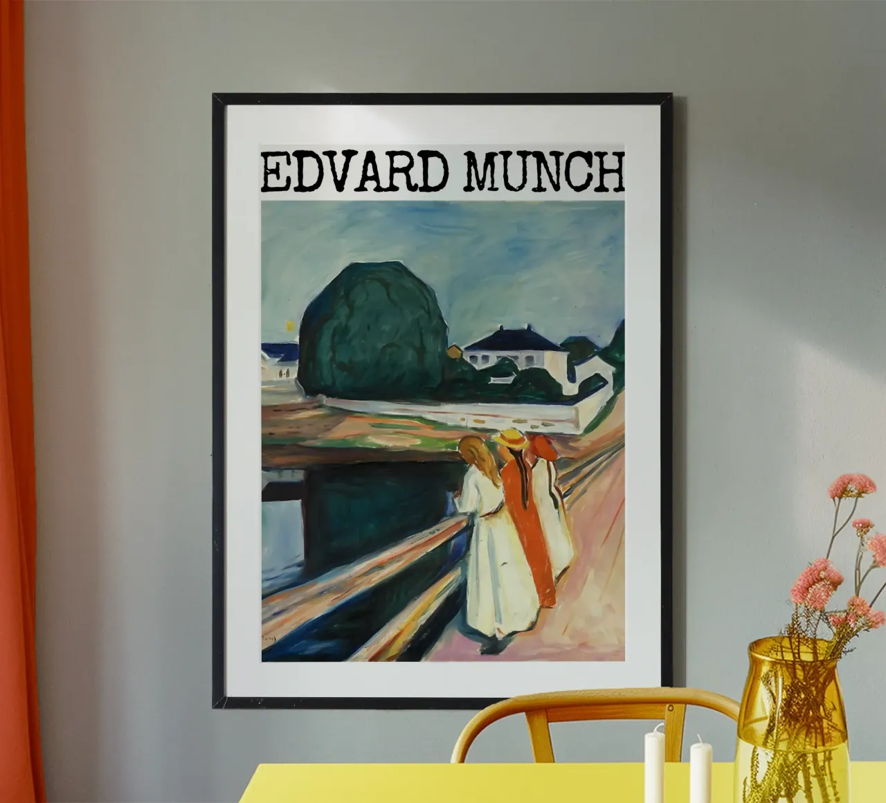 Le ragazze sul ponte di Edvard Munch carta hahnemühle da kaitlinparkershop