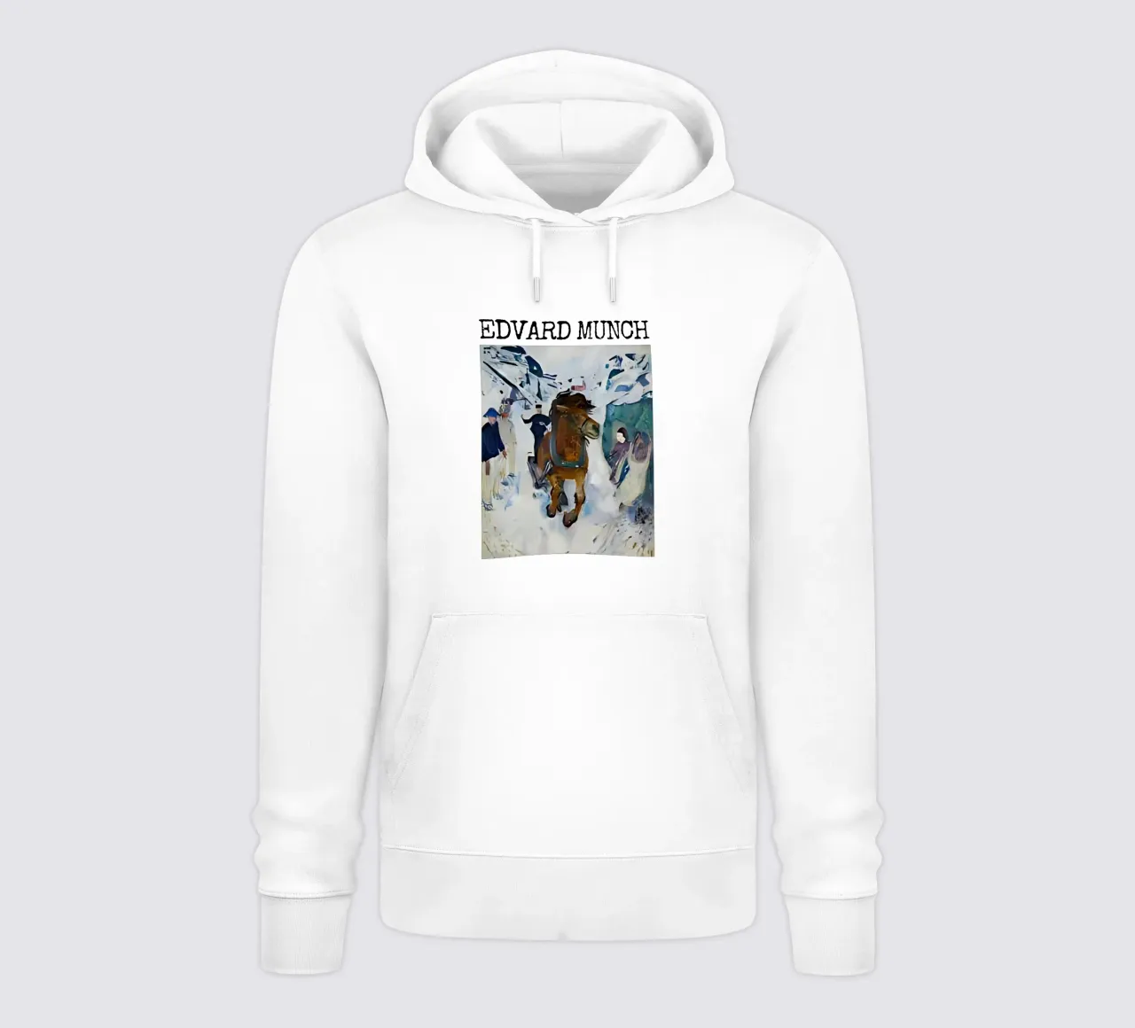 Cavallo al galoppo di Edvard Munch felpa con cappuccio da kaitlinparkershop