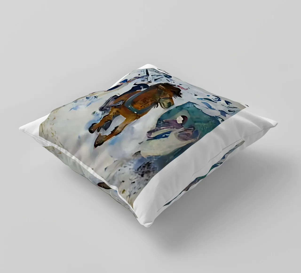 Cavallo al galoppo di Edvard Munch cuscino da kaitlinparkershop