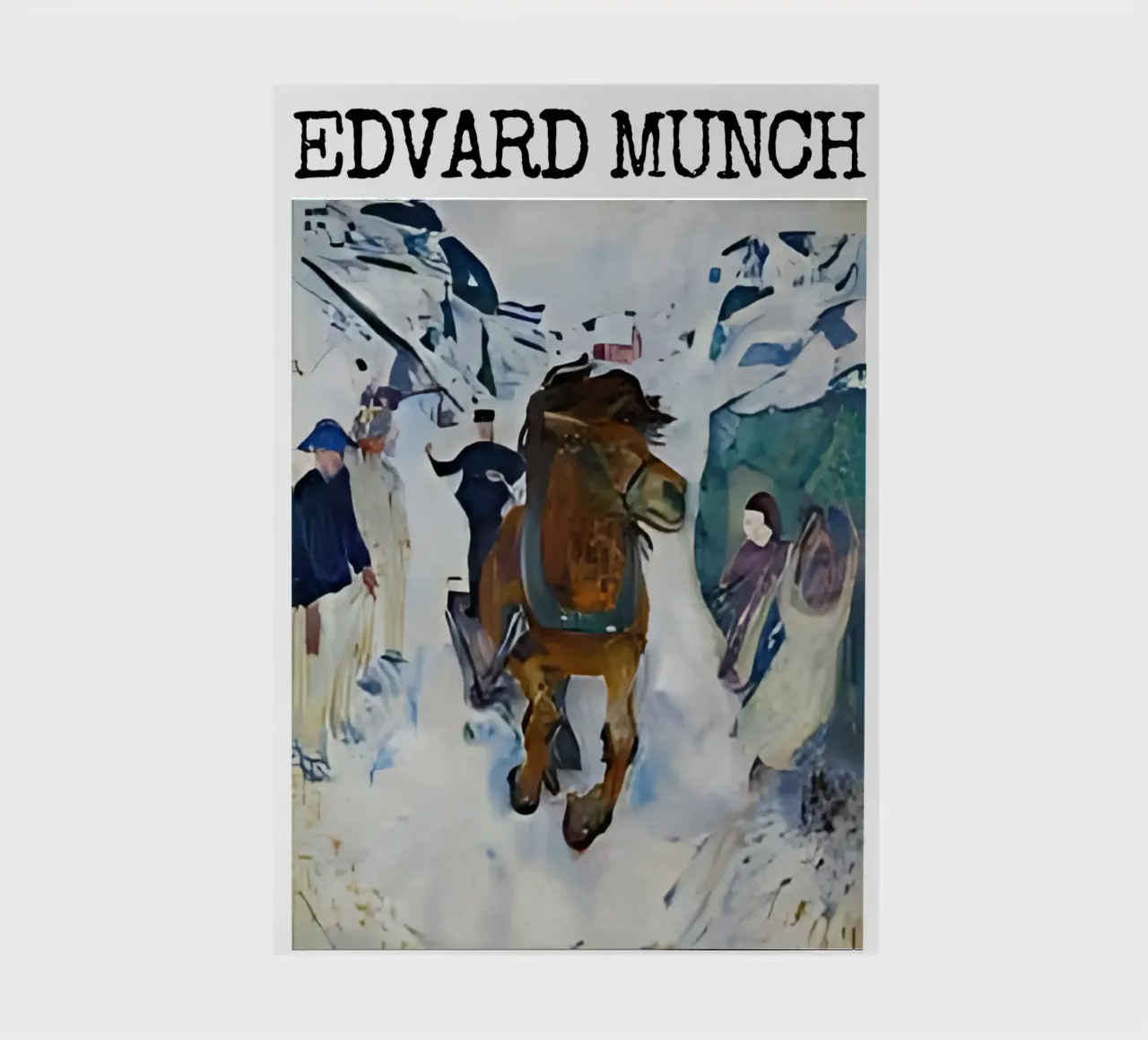 Galloping Horse by Edvard Munch notebook by kaitlinparkershop