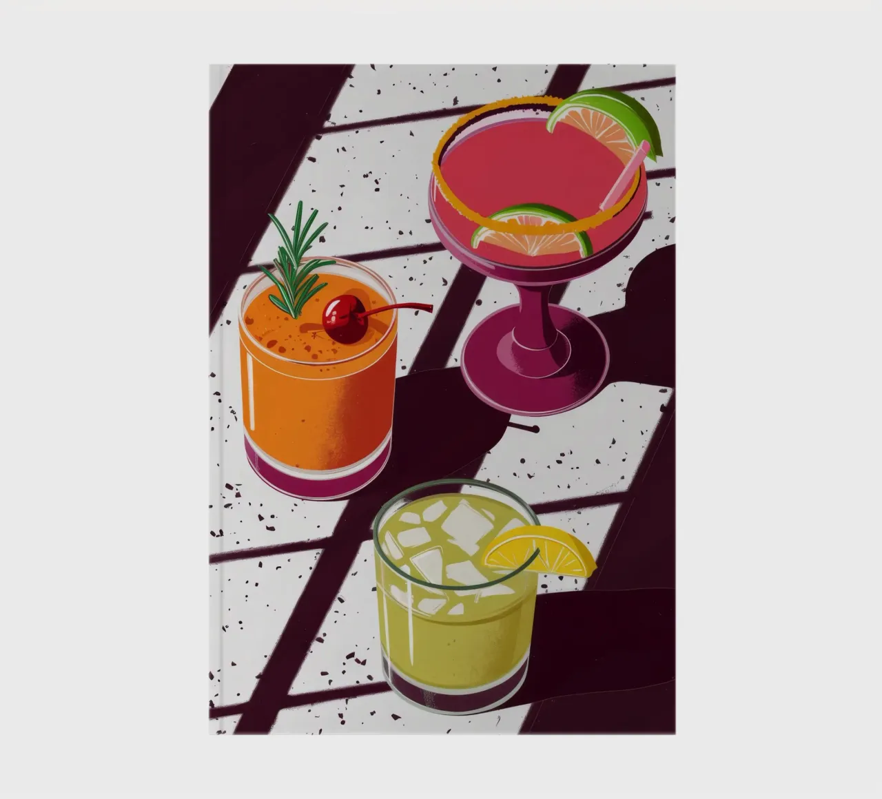 Cocktail Hour Splash notebook by Haven Fantasy