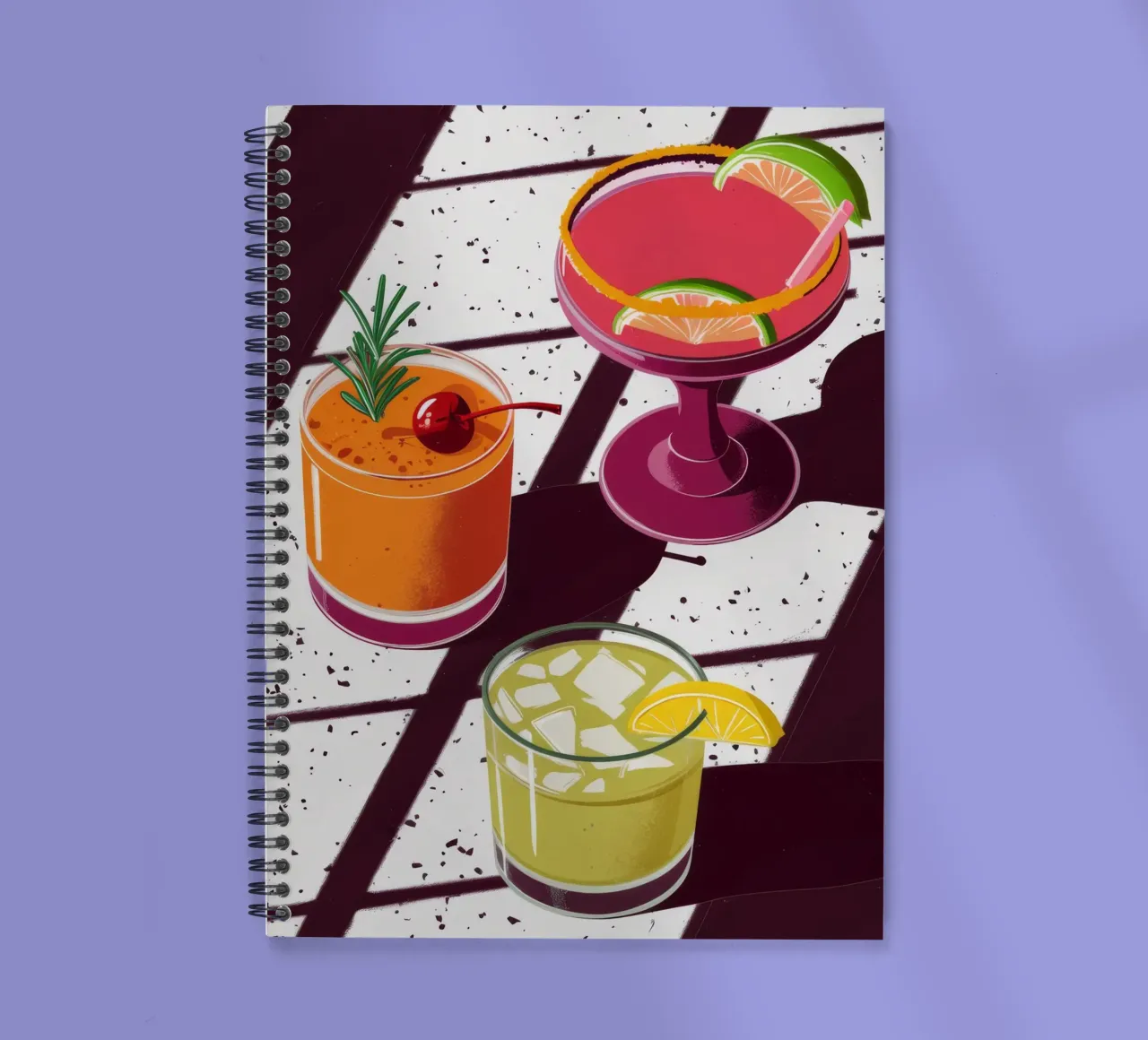 L'heure de l'apéritif carnet à spirale de Haven Fantasy