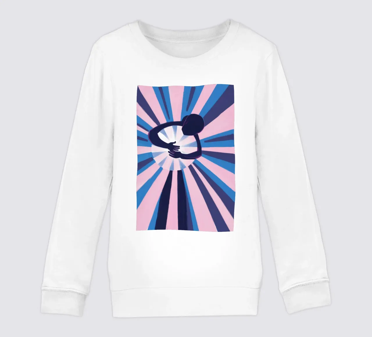 Sunbeam Starburst kids sweatshirt by Muse Artworks