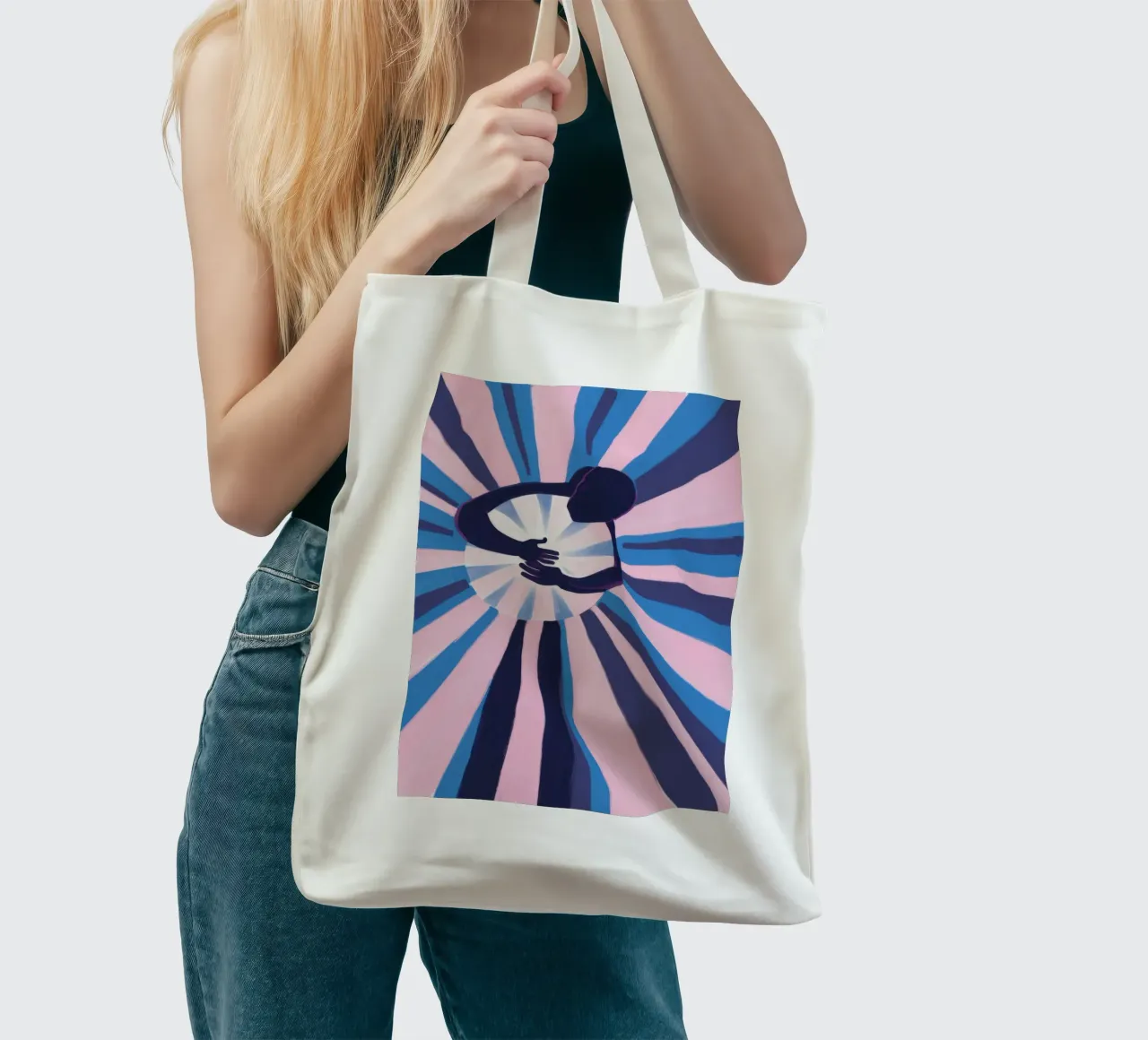 Sunbeam Starburst tote bag by Muse Artworks